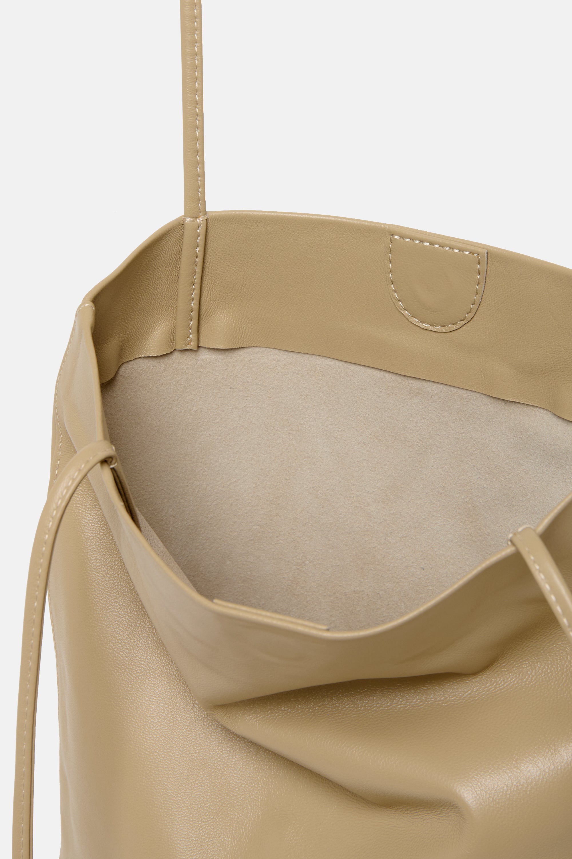 Taupe Narrow Oval Tote
