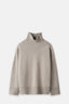 Greige Boyfriend Turtleneck