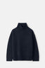 Navy Boyfriend Turtleneck