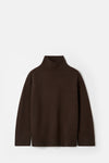 Mocha Boyfriend Turtleneck