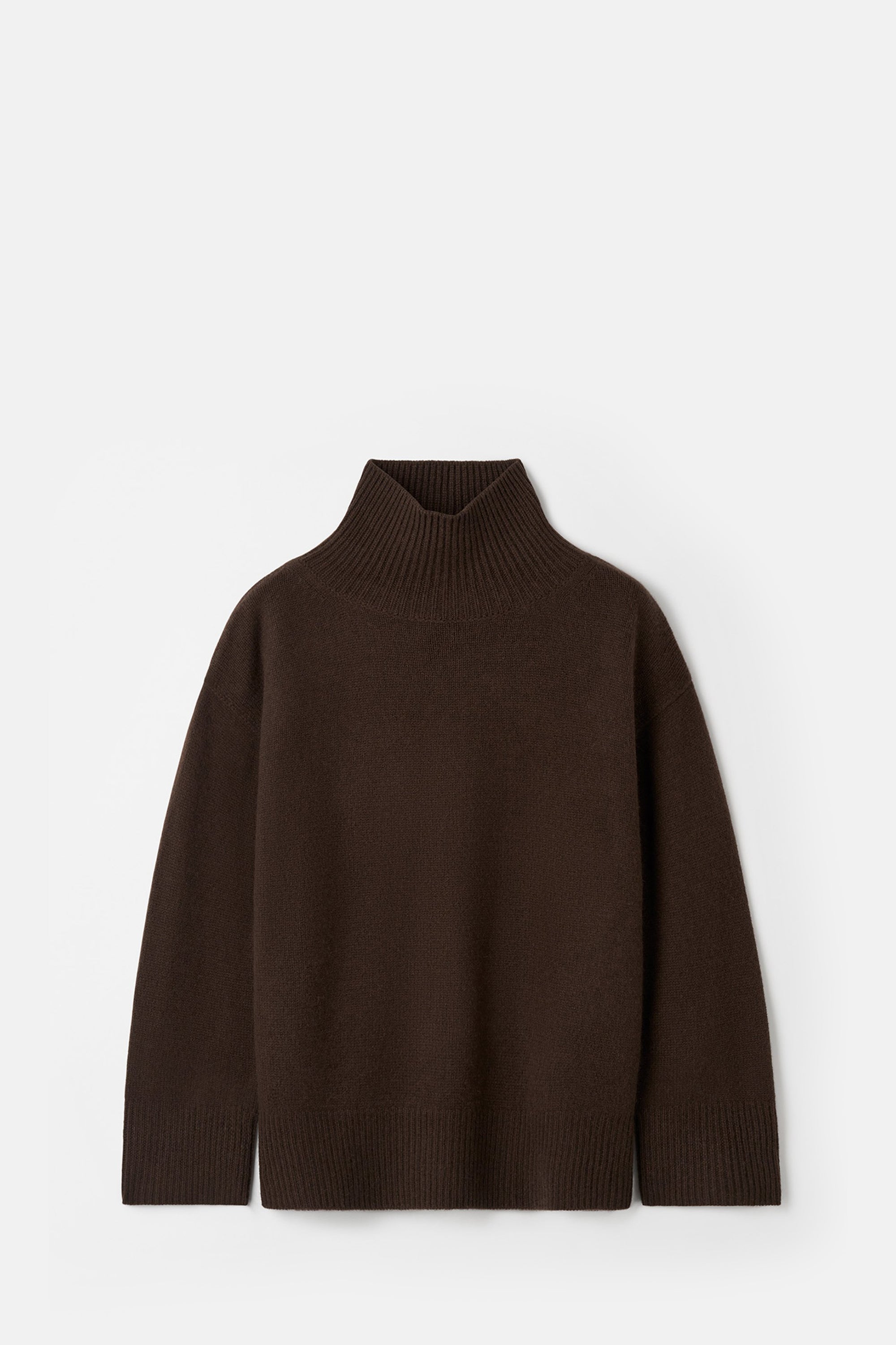 Mocha Boyfriend Turtleneck