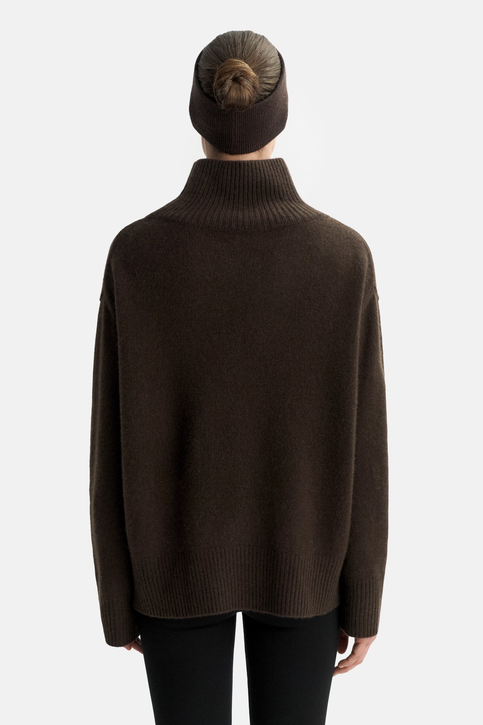 Mocha Boyfriend Turtleneck
