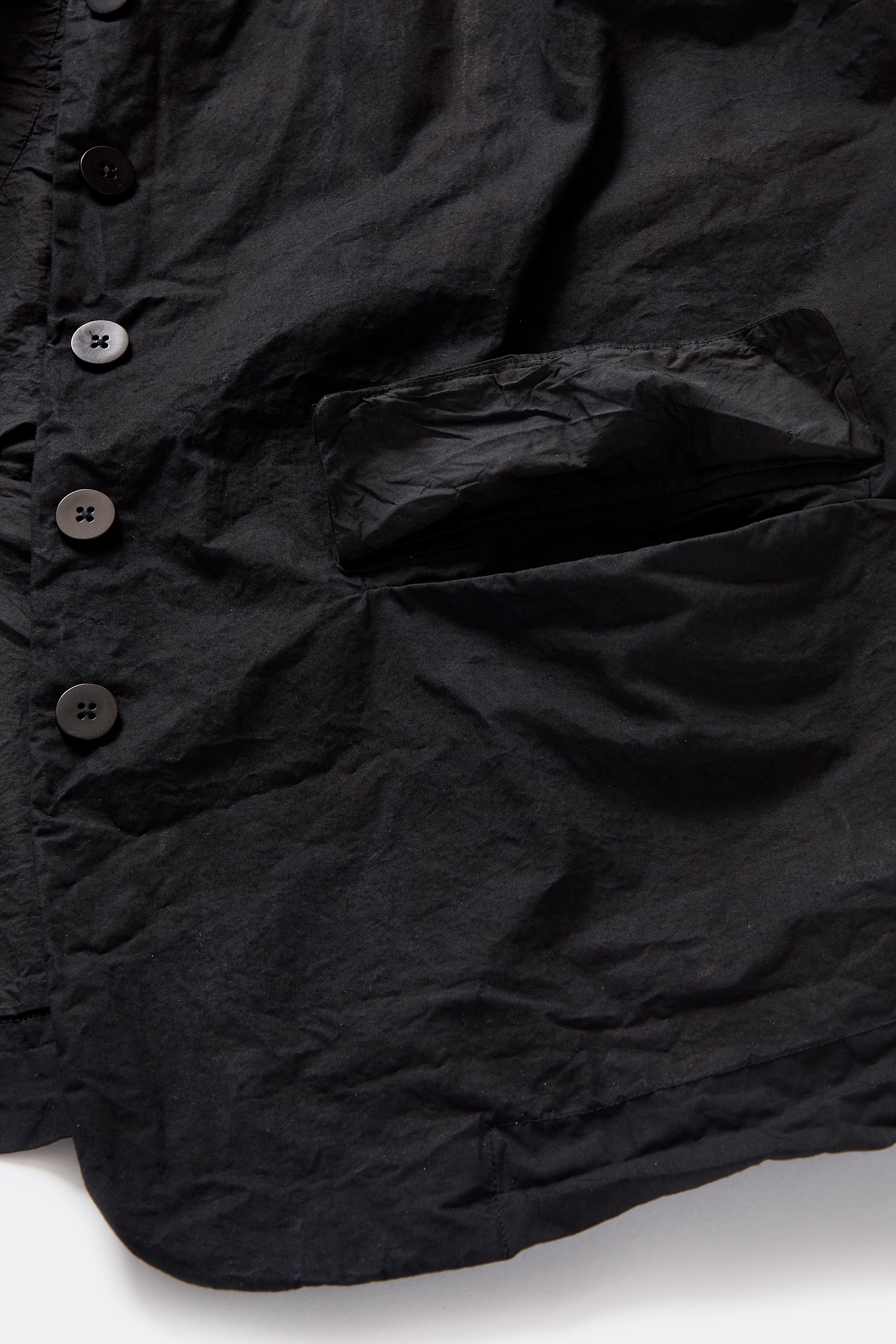 Black Sleeveless Big Blazer Cc