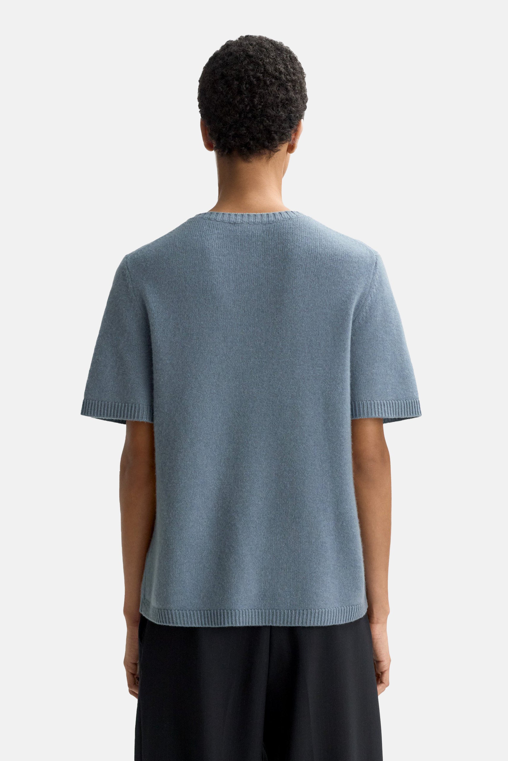 Retro Blue Oversized T Shirt