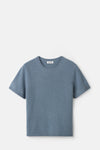 Retro Blue Oversized T Shirt