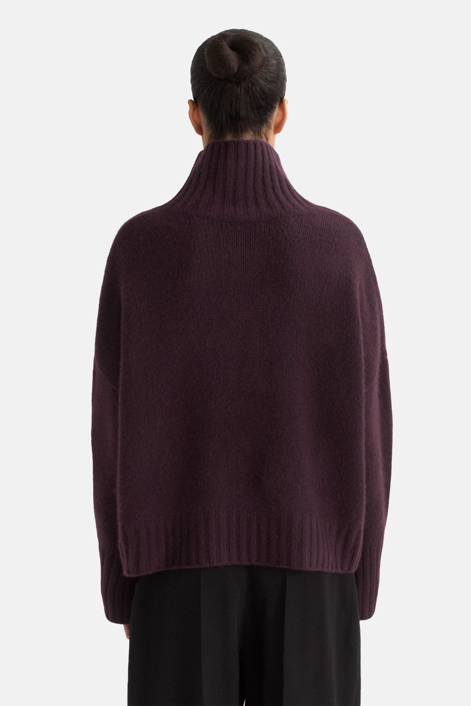 Midnight Plum Girlfriend Turtleneck