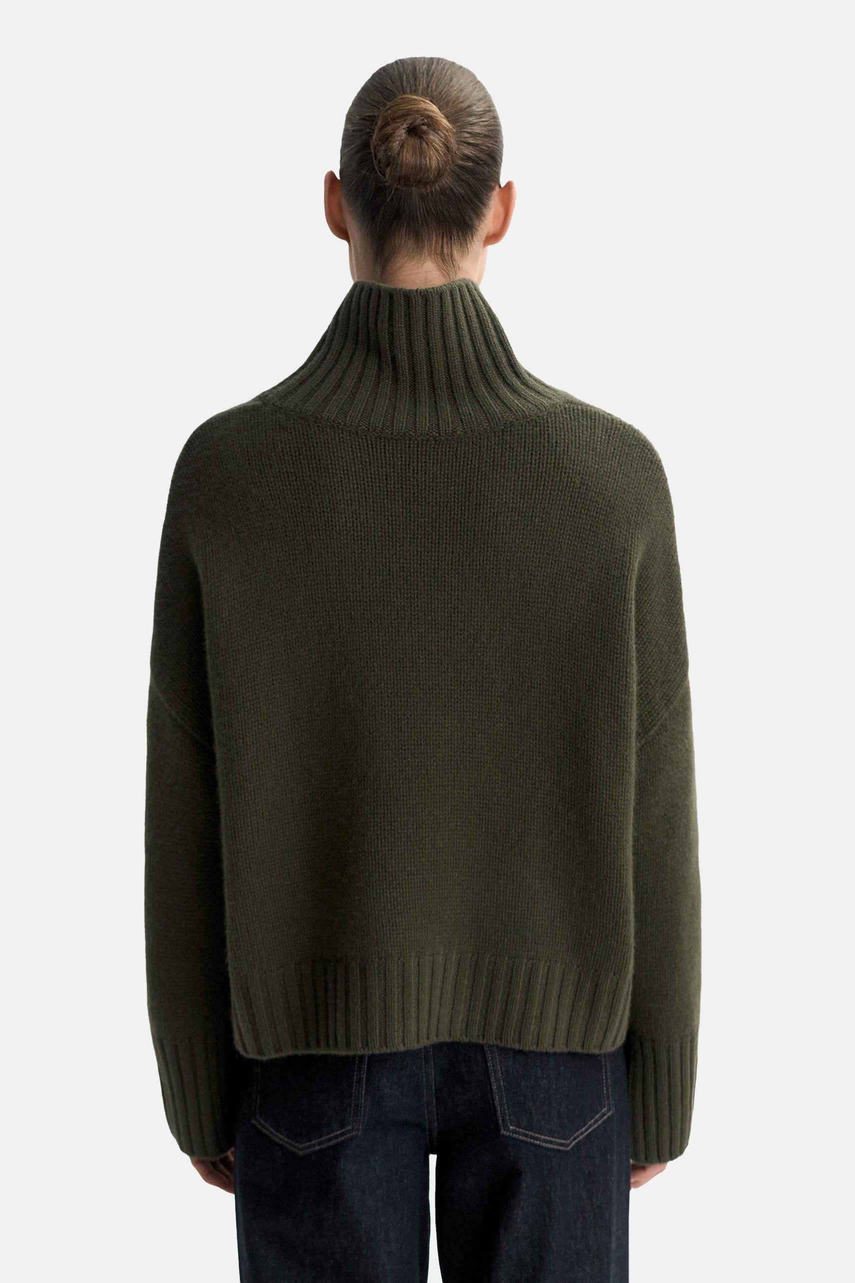 Olive Girlfriend Turtleneck