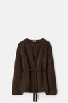 Mocha Brushed Cardigan