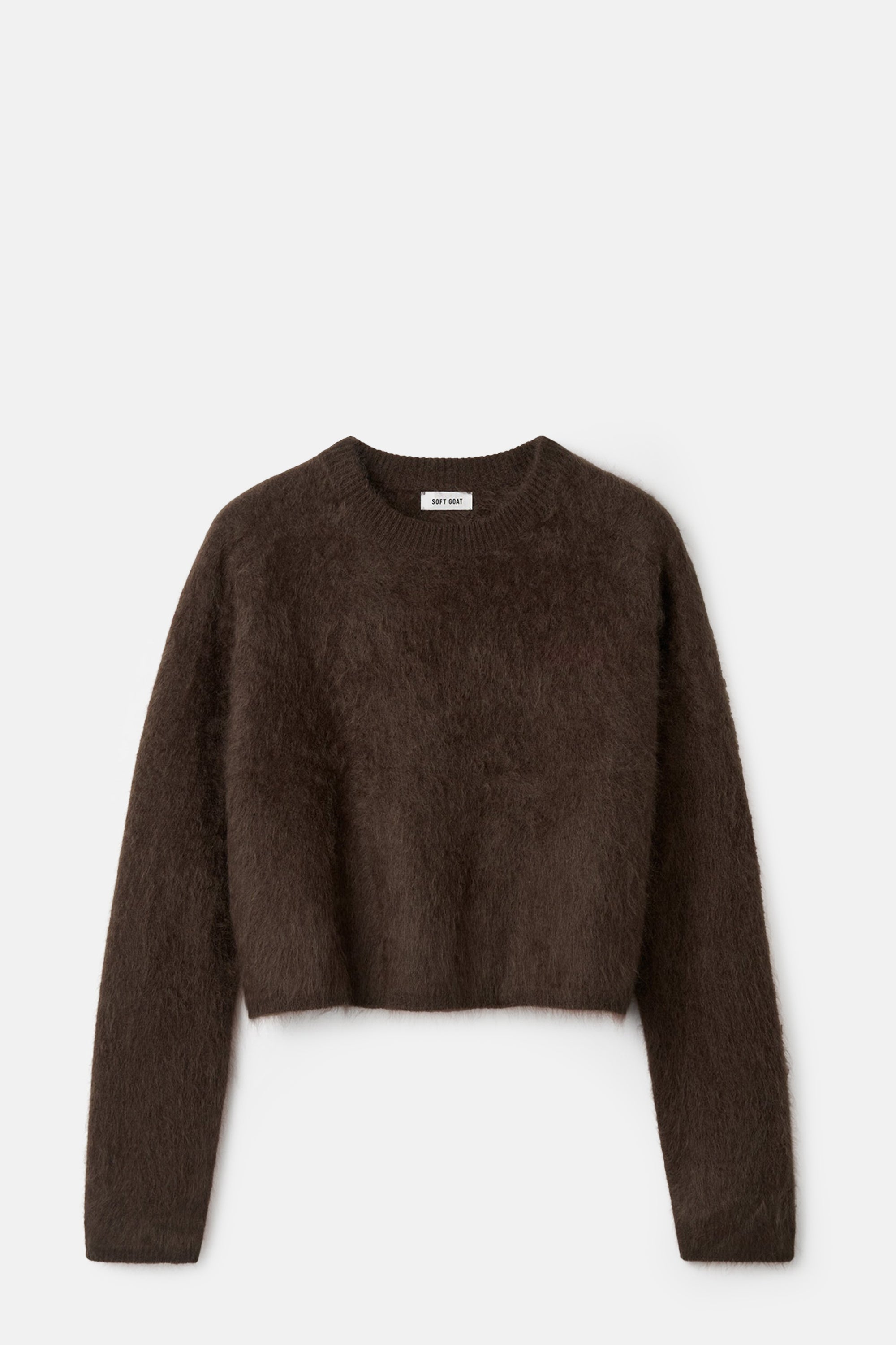 Mocha Brushed Crewneck