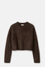 Mocha Brushed Crewneck