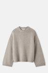 Greige Chunky Crewneck