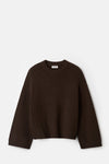 Mocha Chunky Crewneck