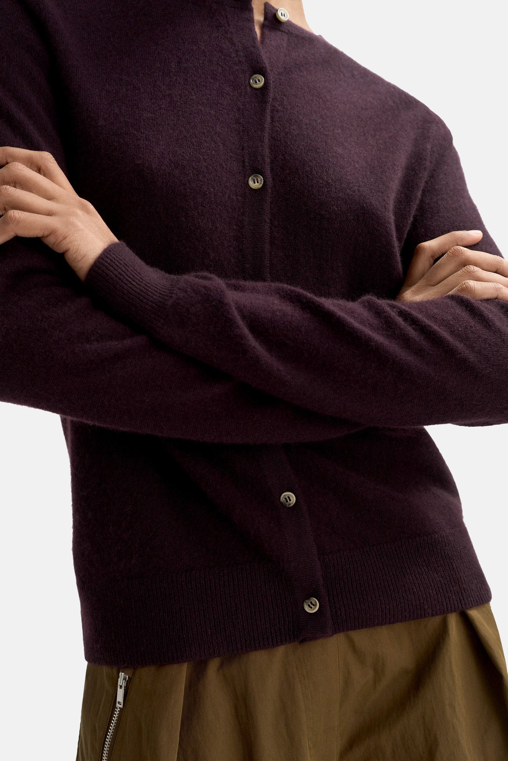 Midnight Plum Cardigan