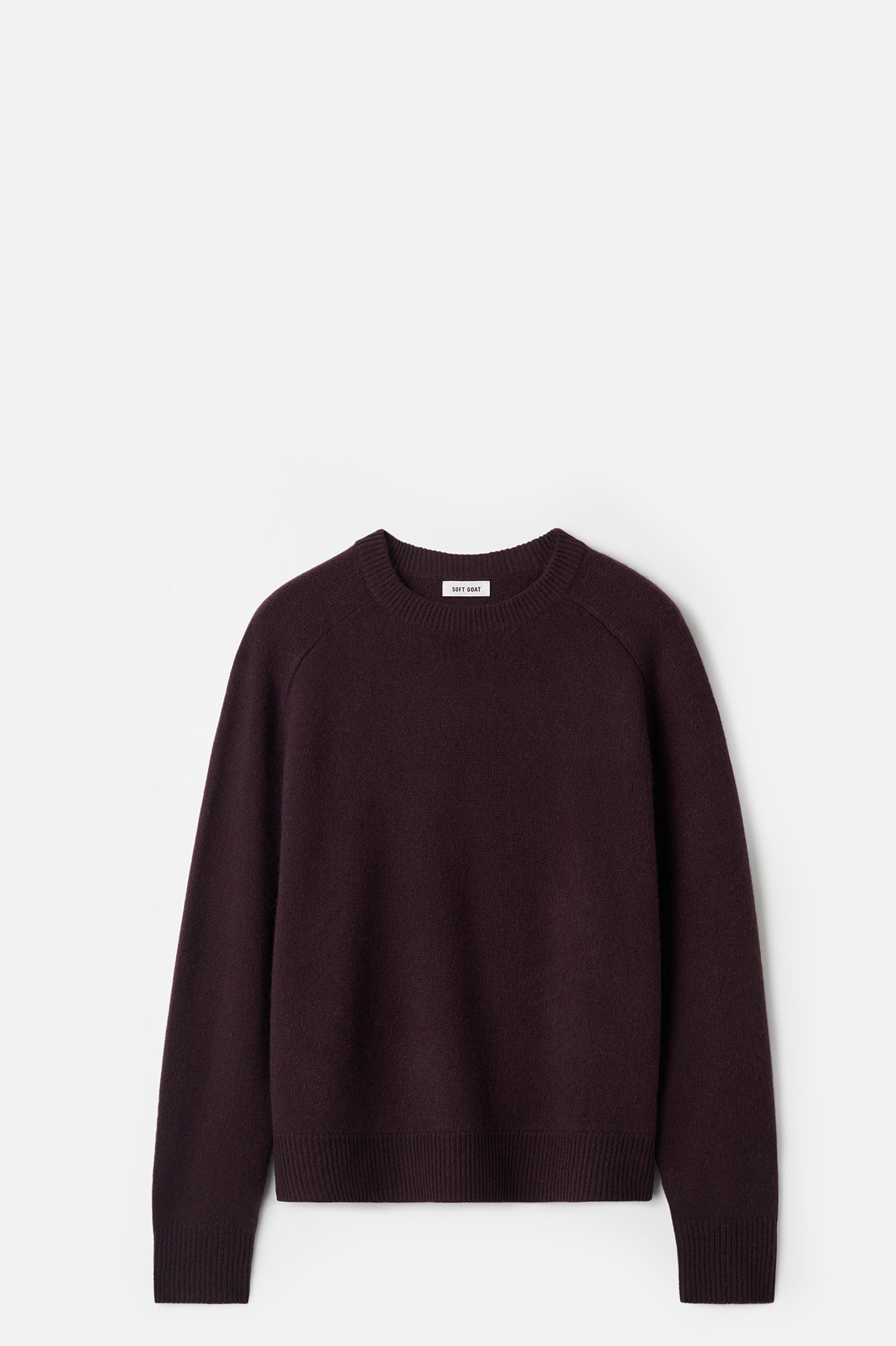 Midnight Plum Boyfriend Crewneck