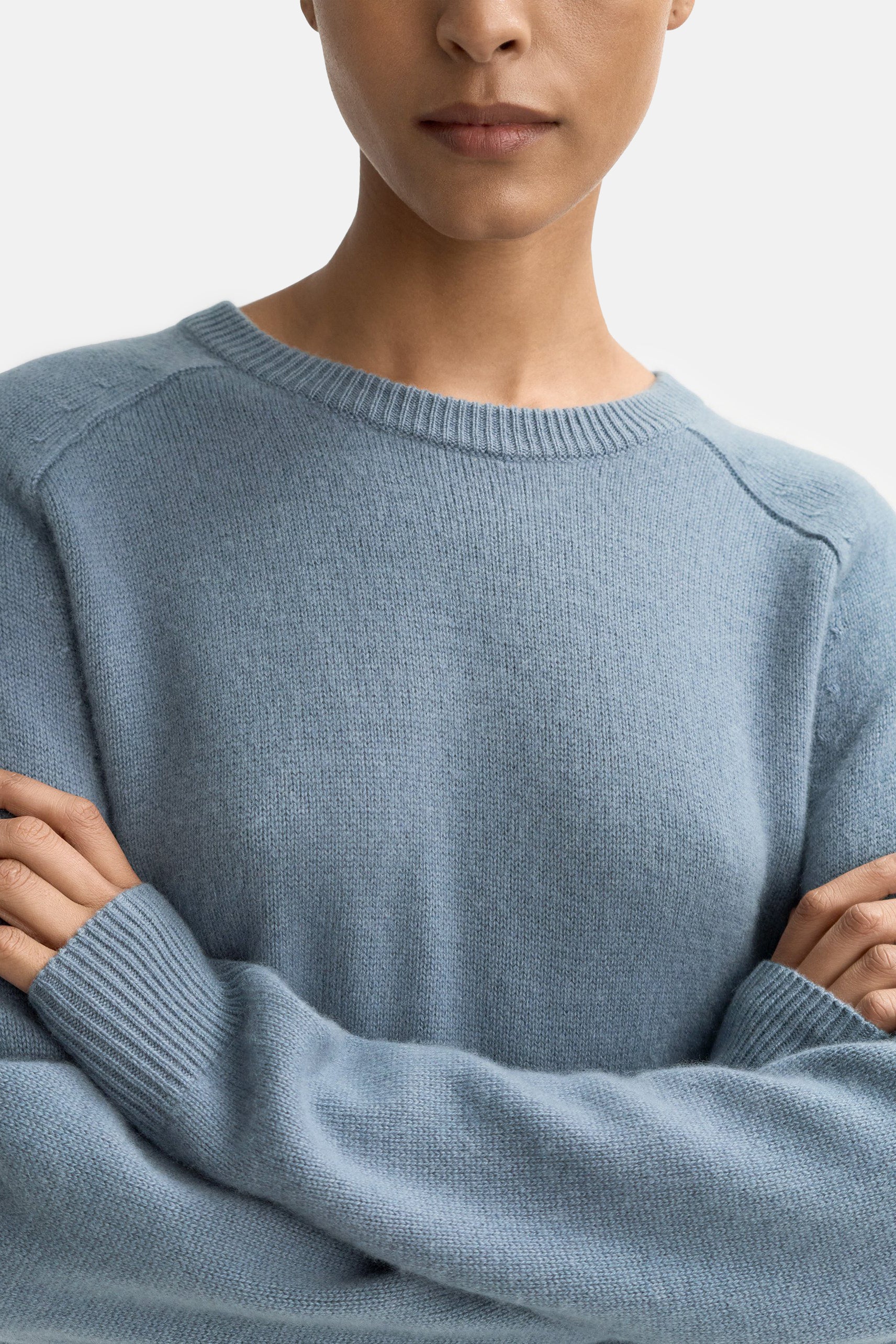Retro Blue Boyfriend Crewneck