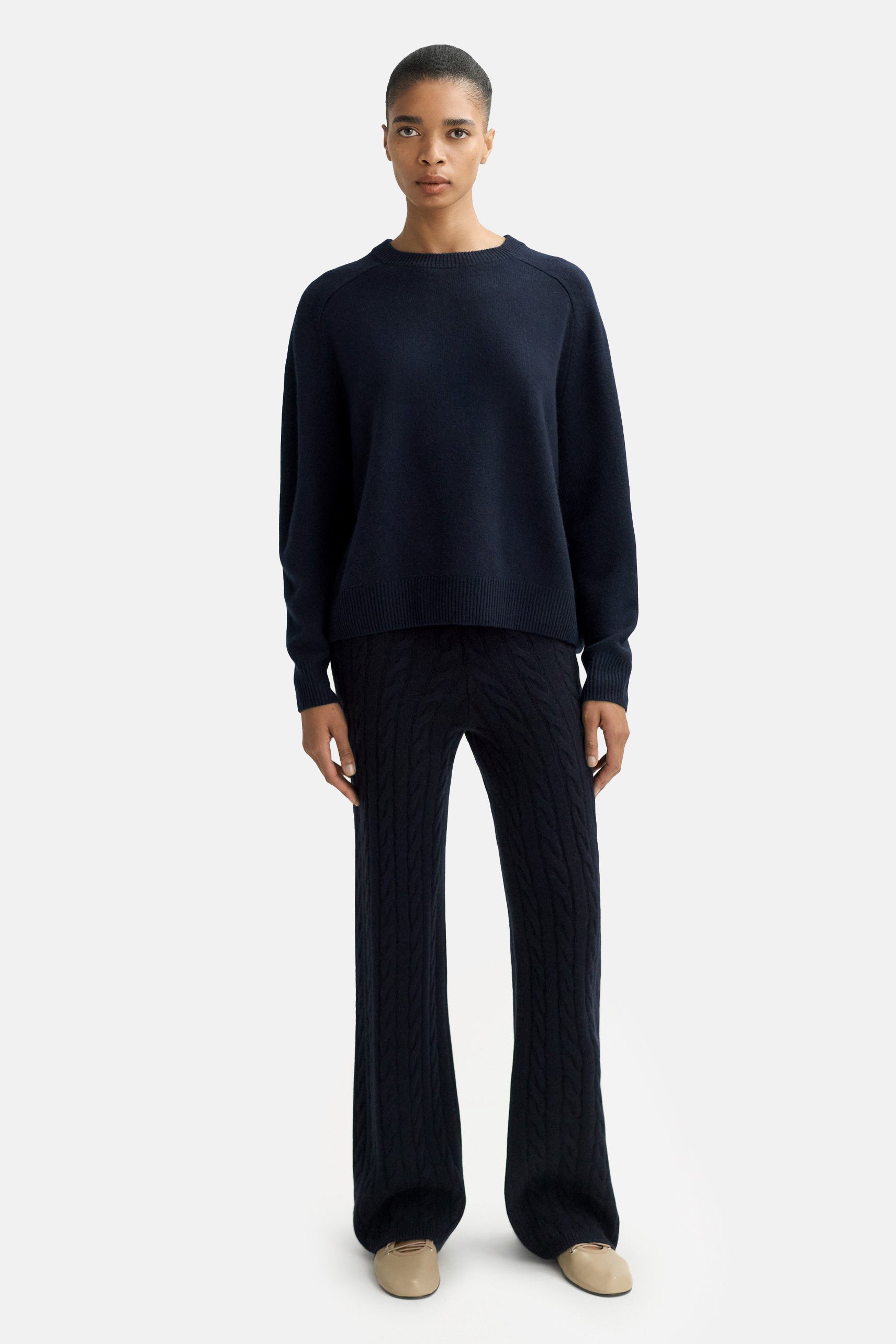 Navy Boyfriend Crewneck