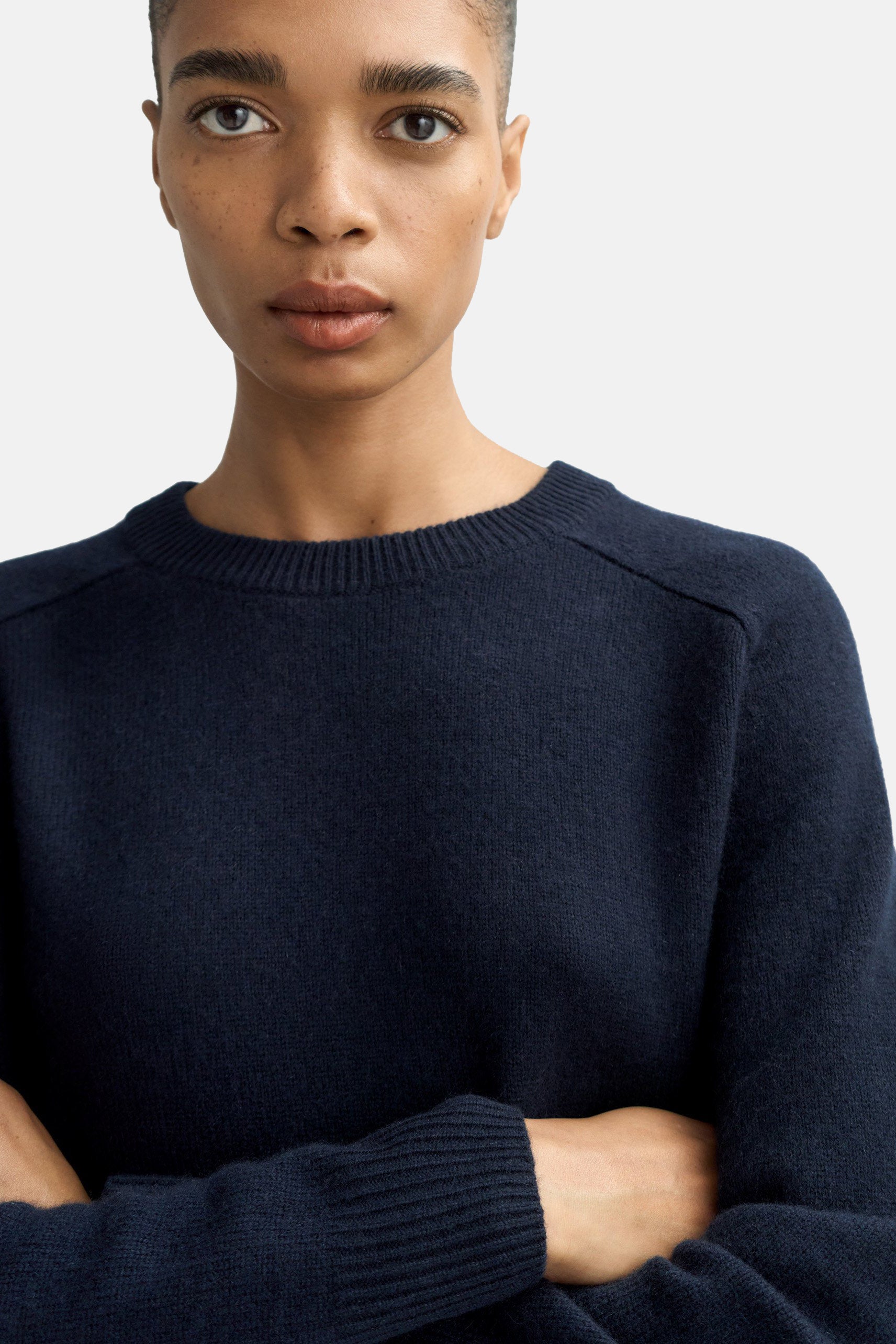 Navy Boyfriend Crewneck