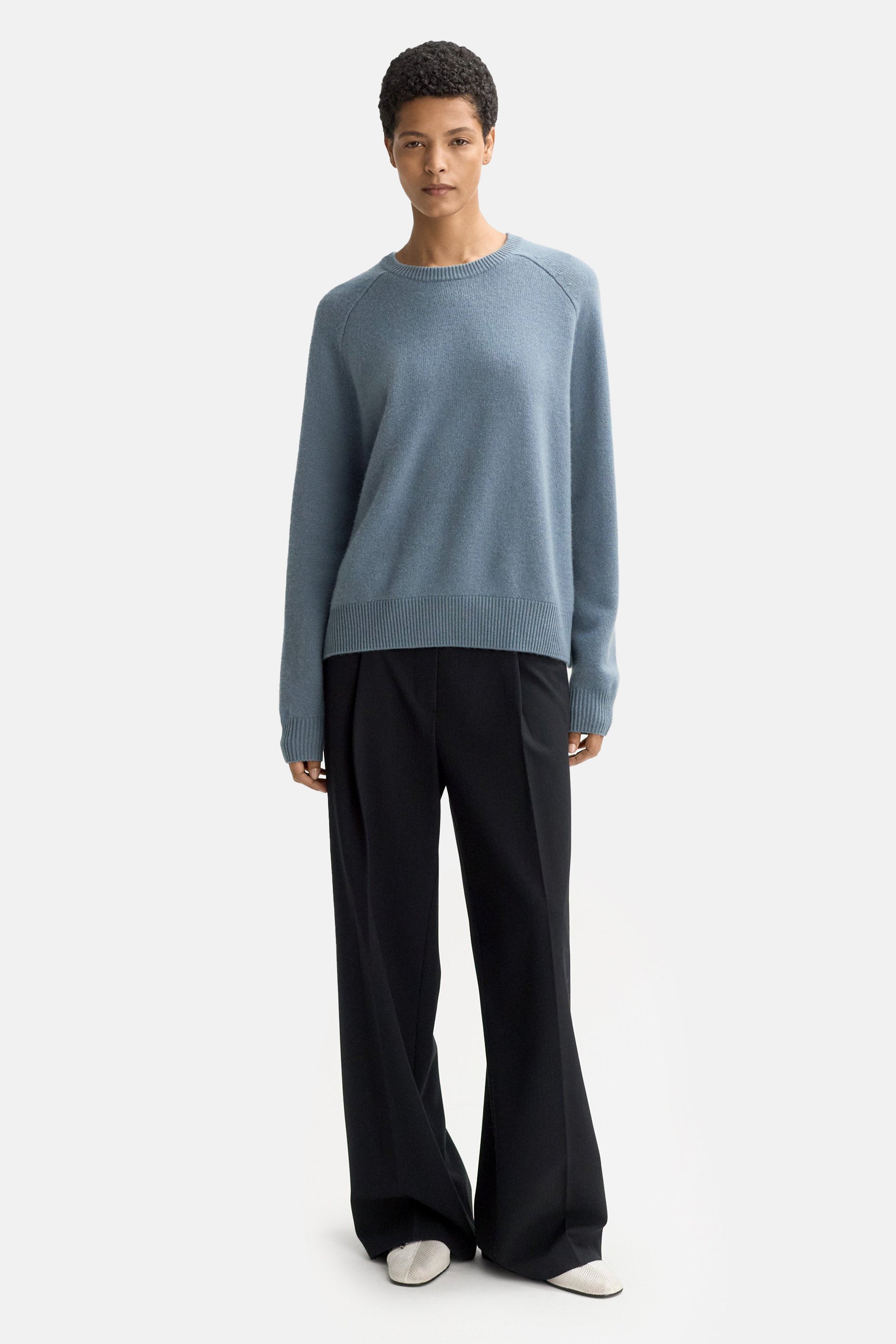 Retro Blue Boyfriend Crewneck