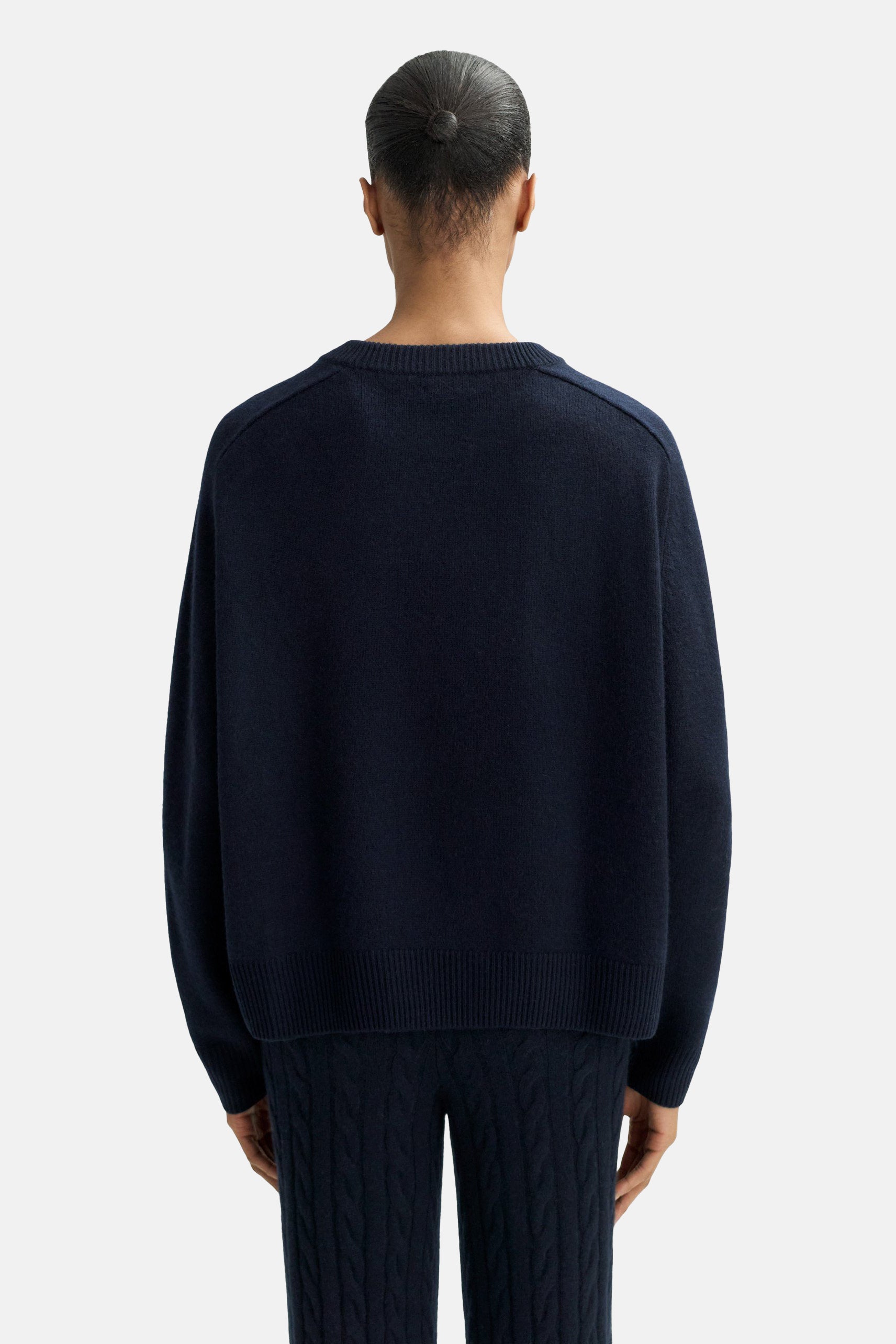 Navy Boyfriend Crewneck