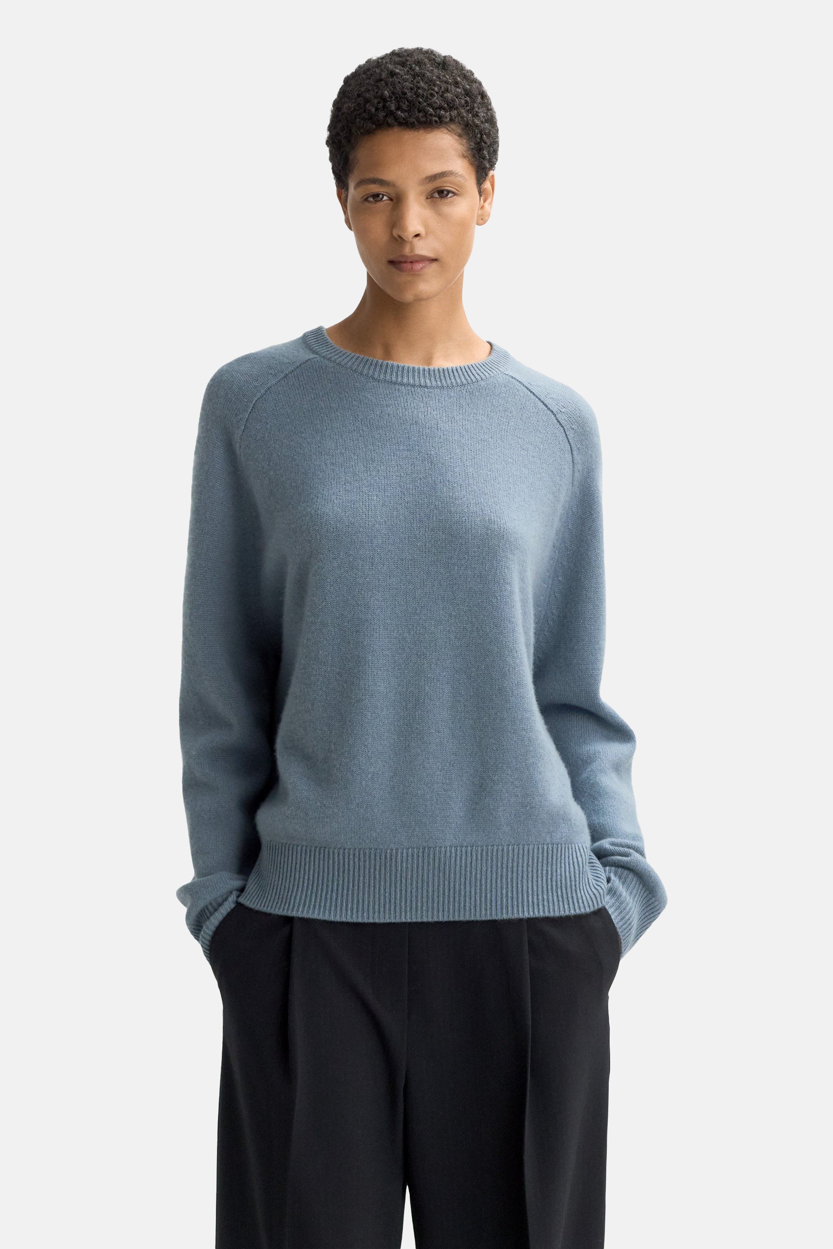 Retro Blue Boyfriend Crewneck