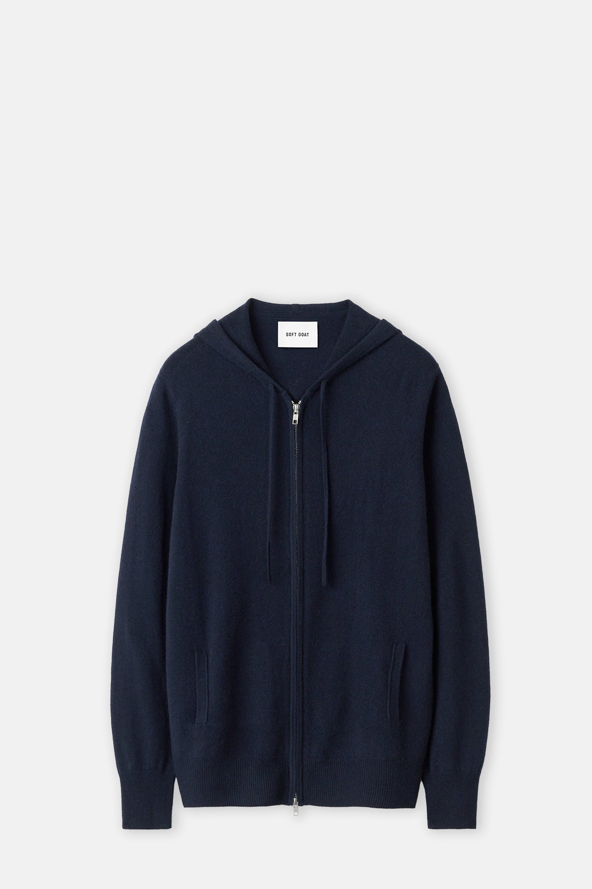Navy Men's Zip Hoodie
