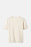 Feather White Short Sleeve Crewneck