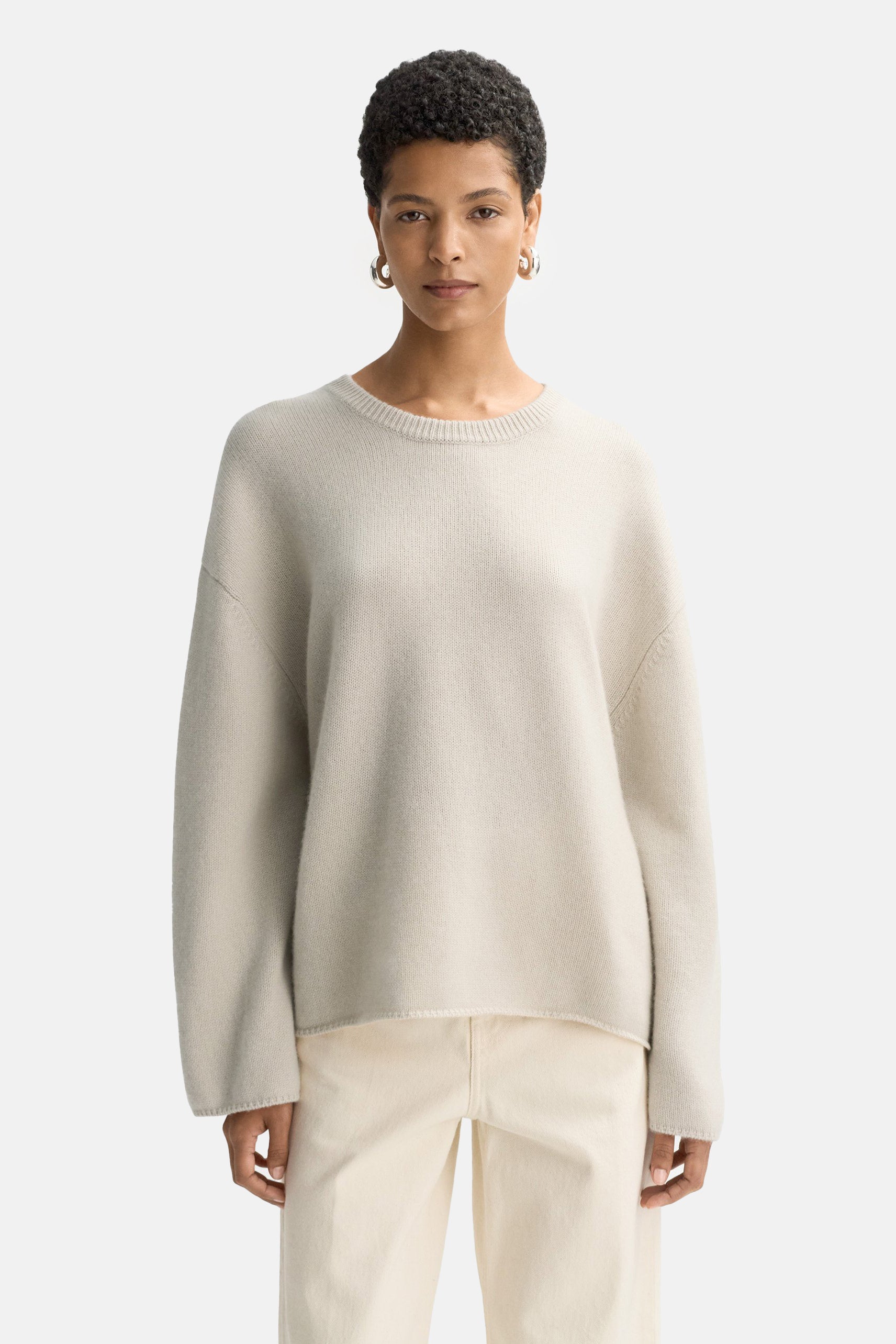Chalk Relaxed Fit Crewneck