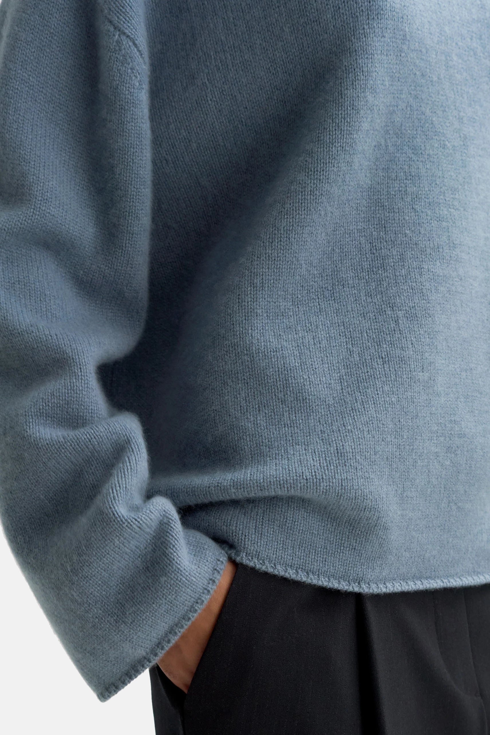 Retro Blue Relaxed Fit Crewneck
