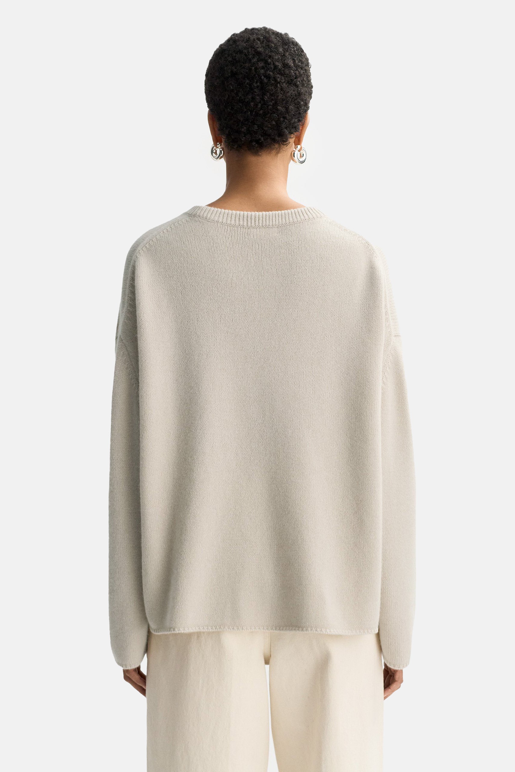 Chalk Relaxed Fit Crewneck