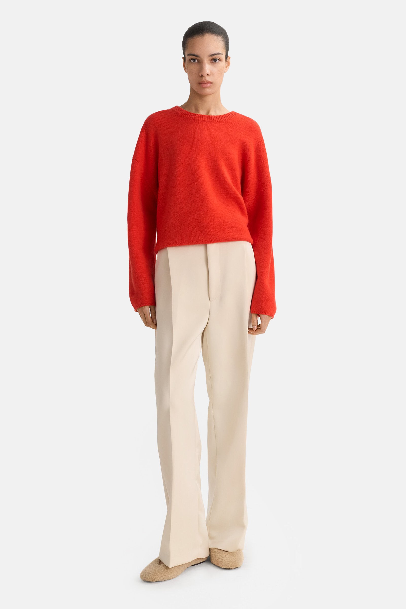 Tangerine Relaxed Fit Crewneck
