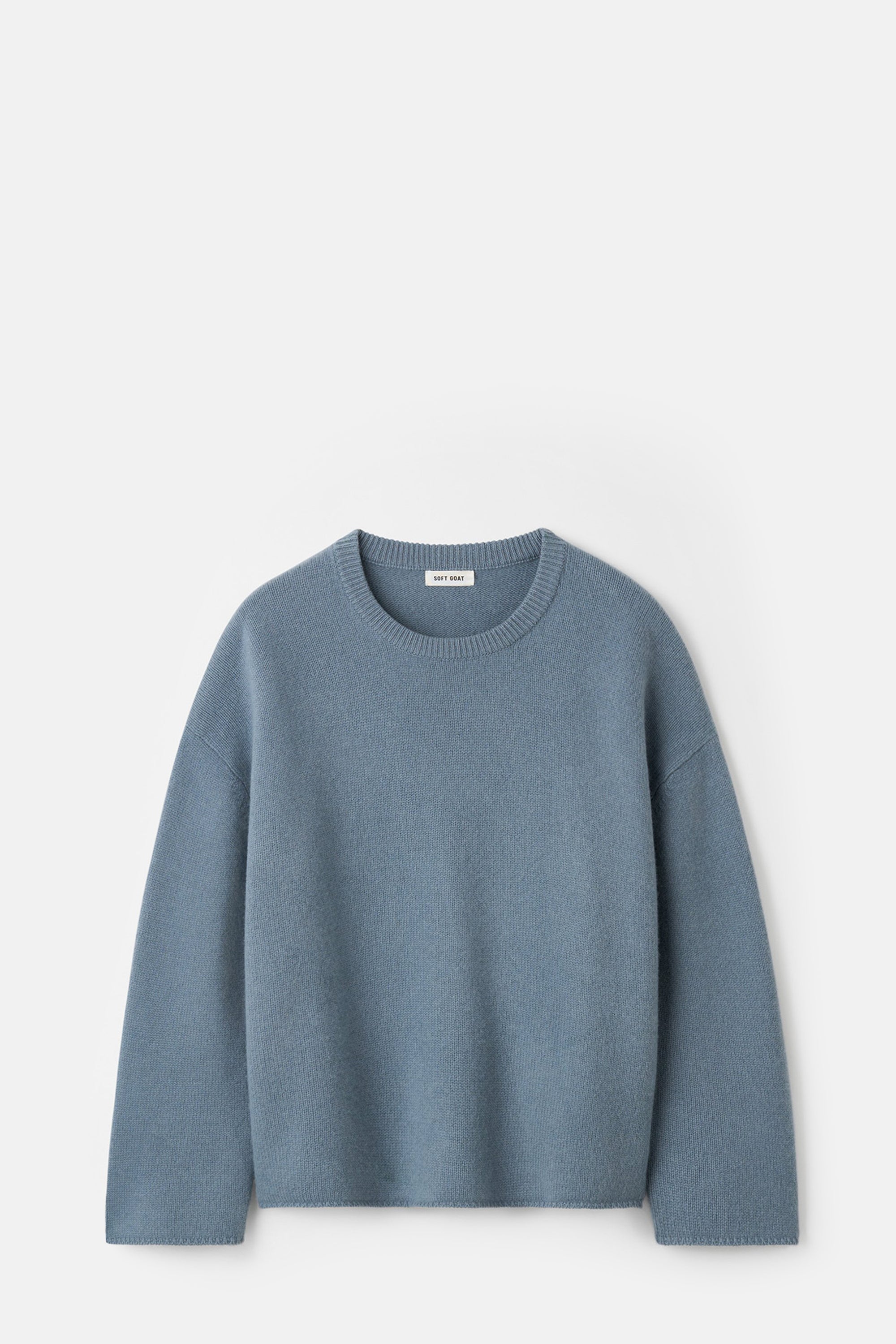 Retro Blue Relaxed Fit Crewneck