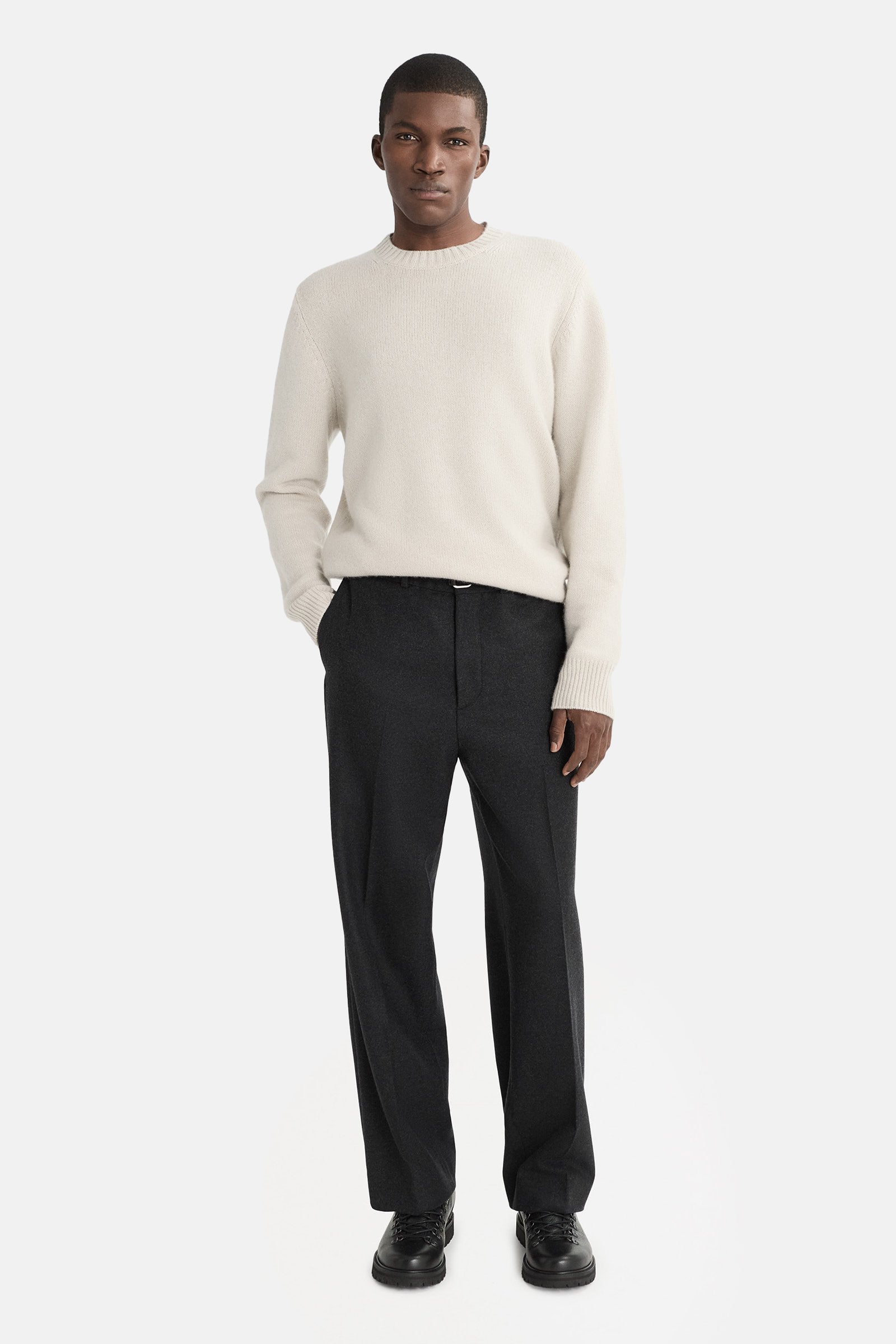 Chalk Men's Chunky Crewneck