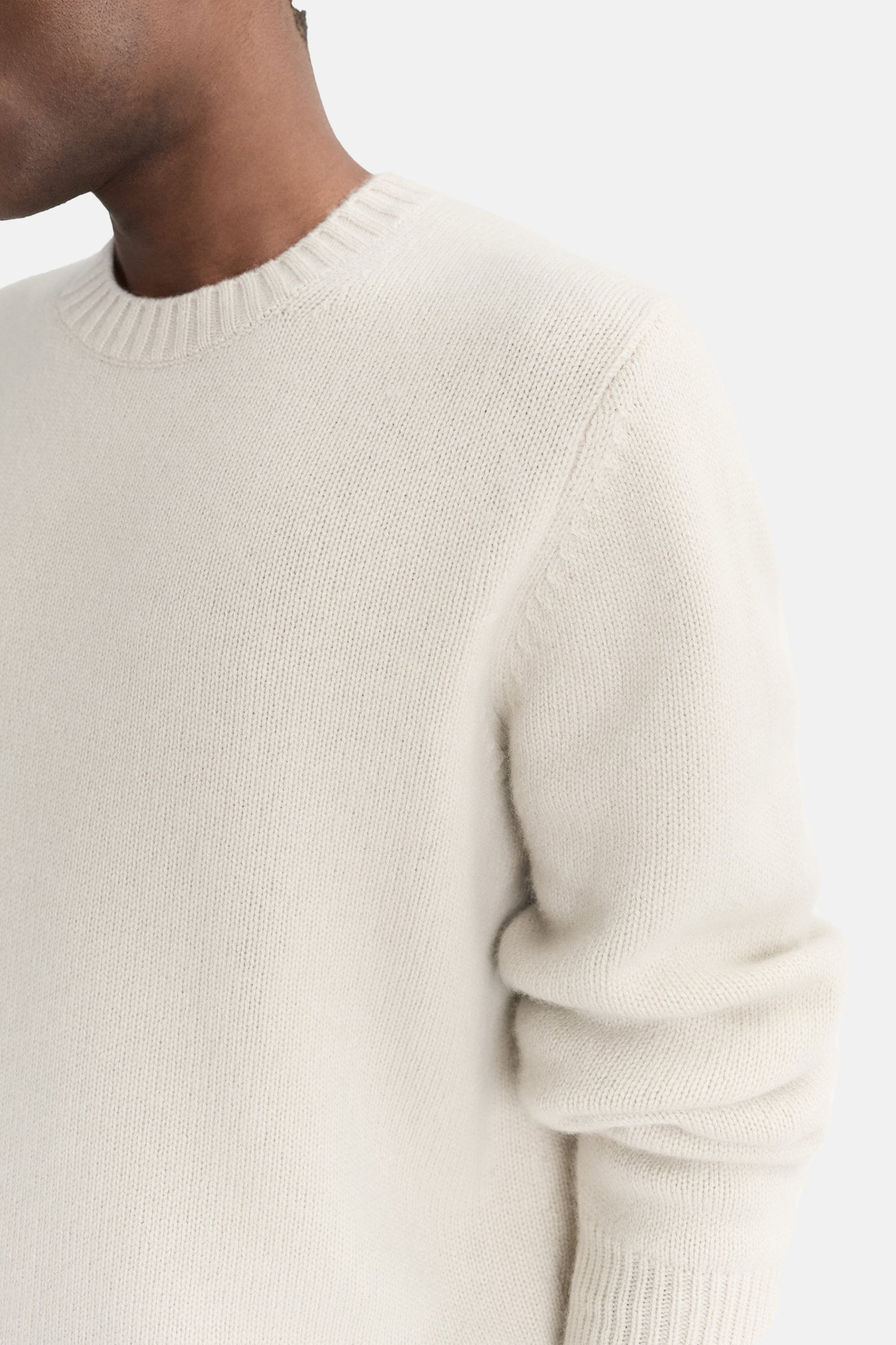 Chalk Men's Chunky Crewneck