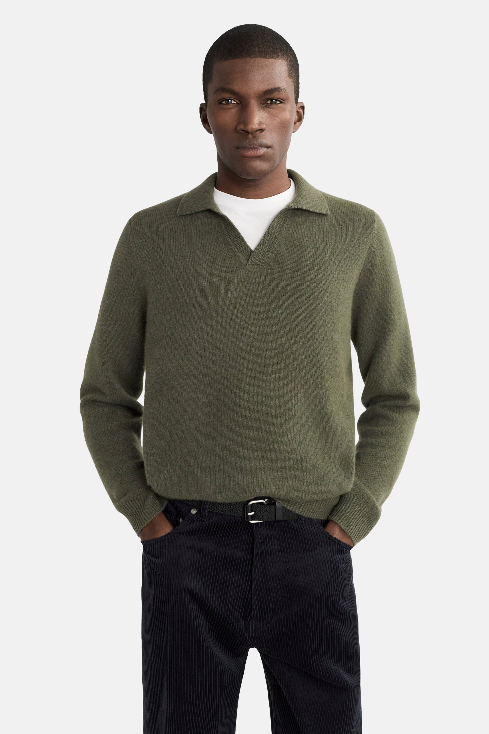 Olive Men's Polo Shirt