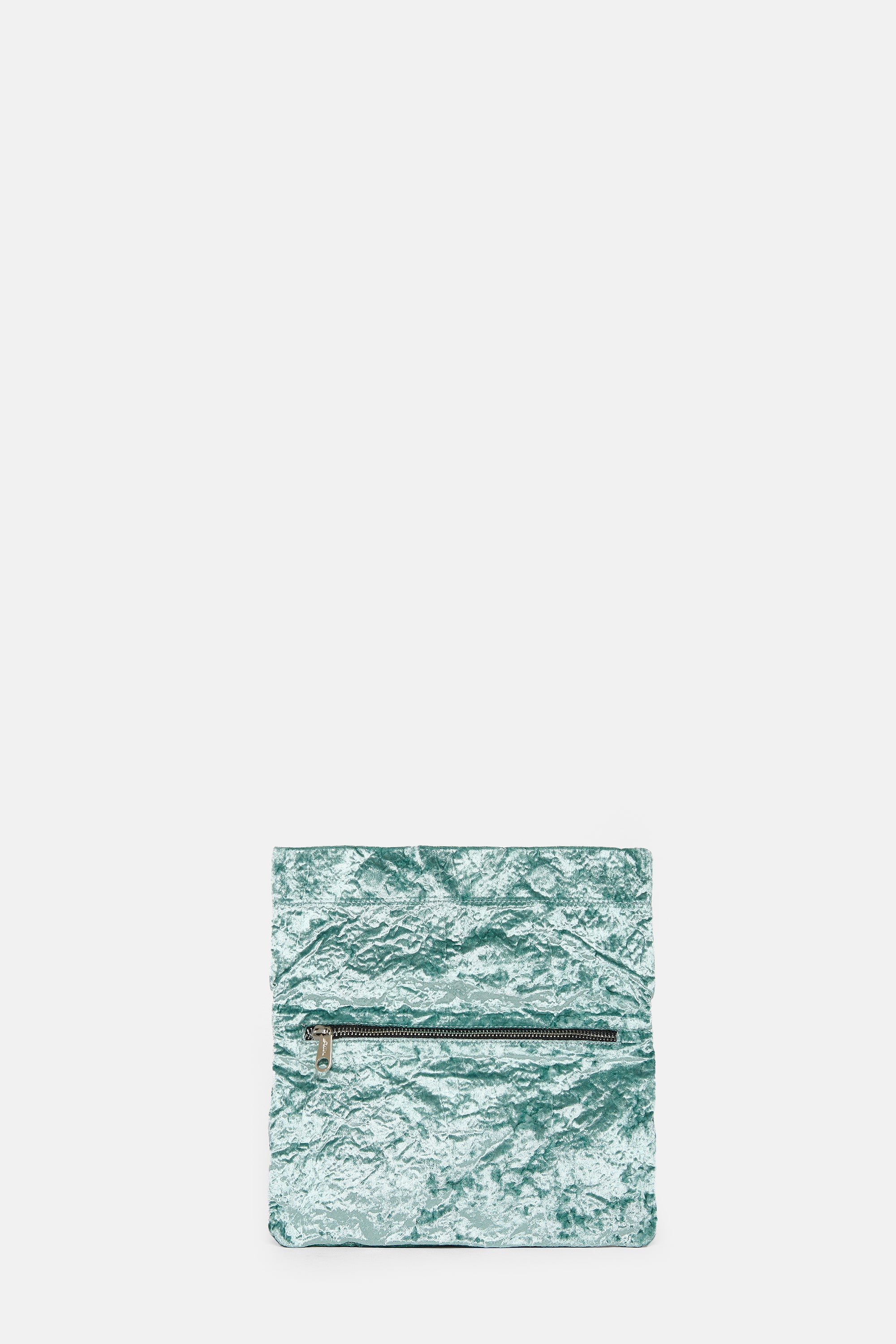 Acqua Velvet Flap Bag