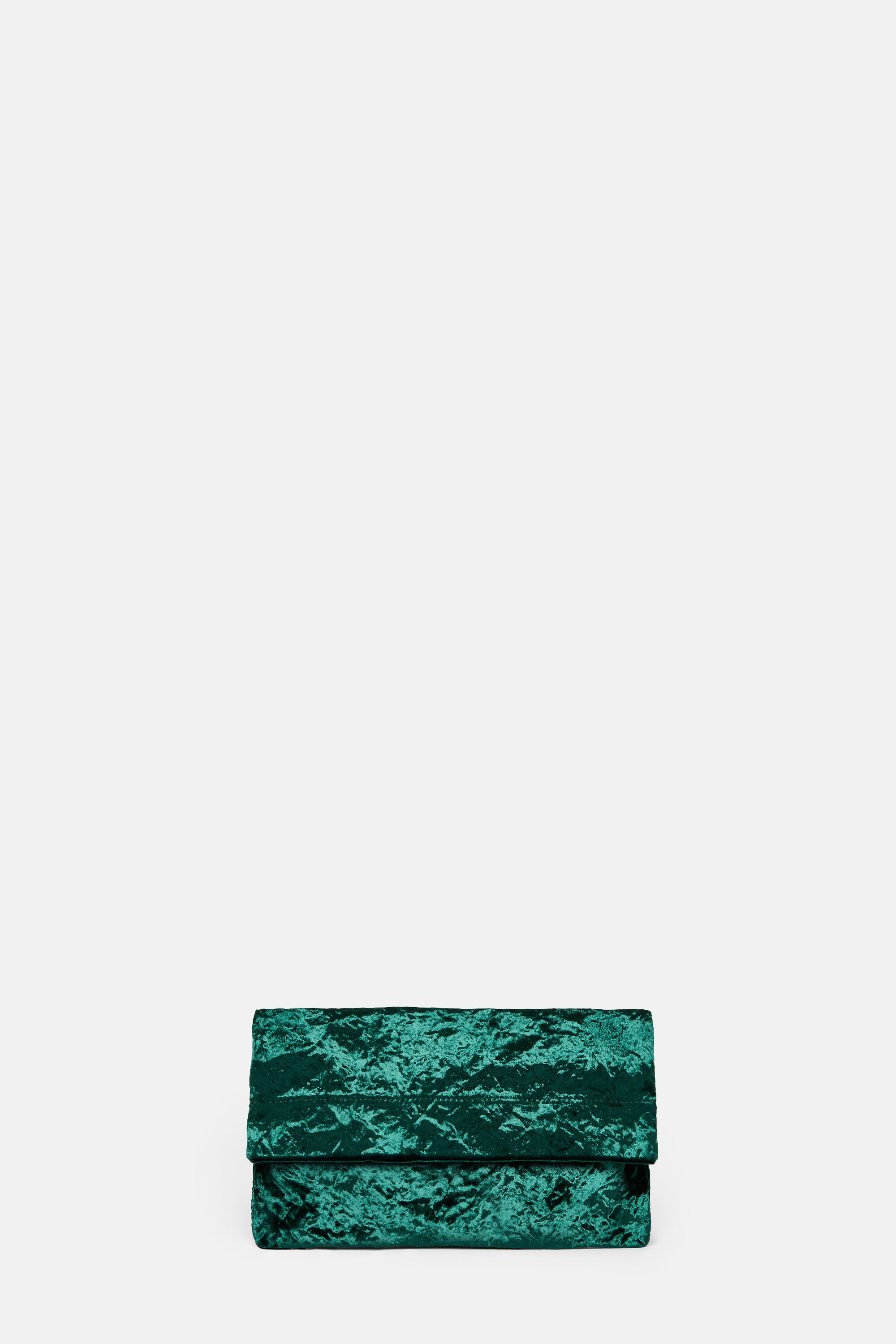 Smeraldo Velvet Flap Bag