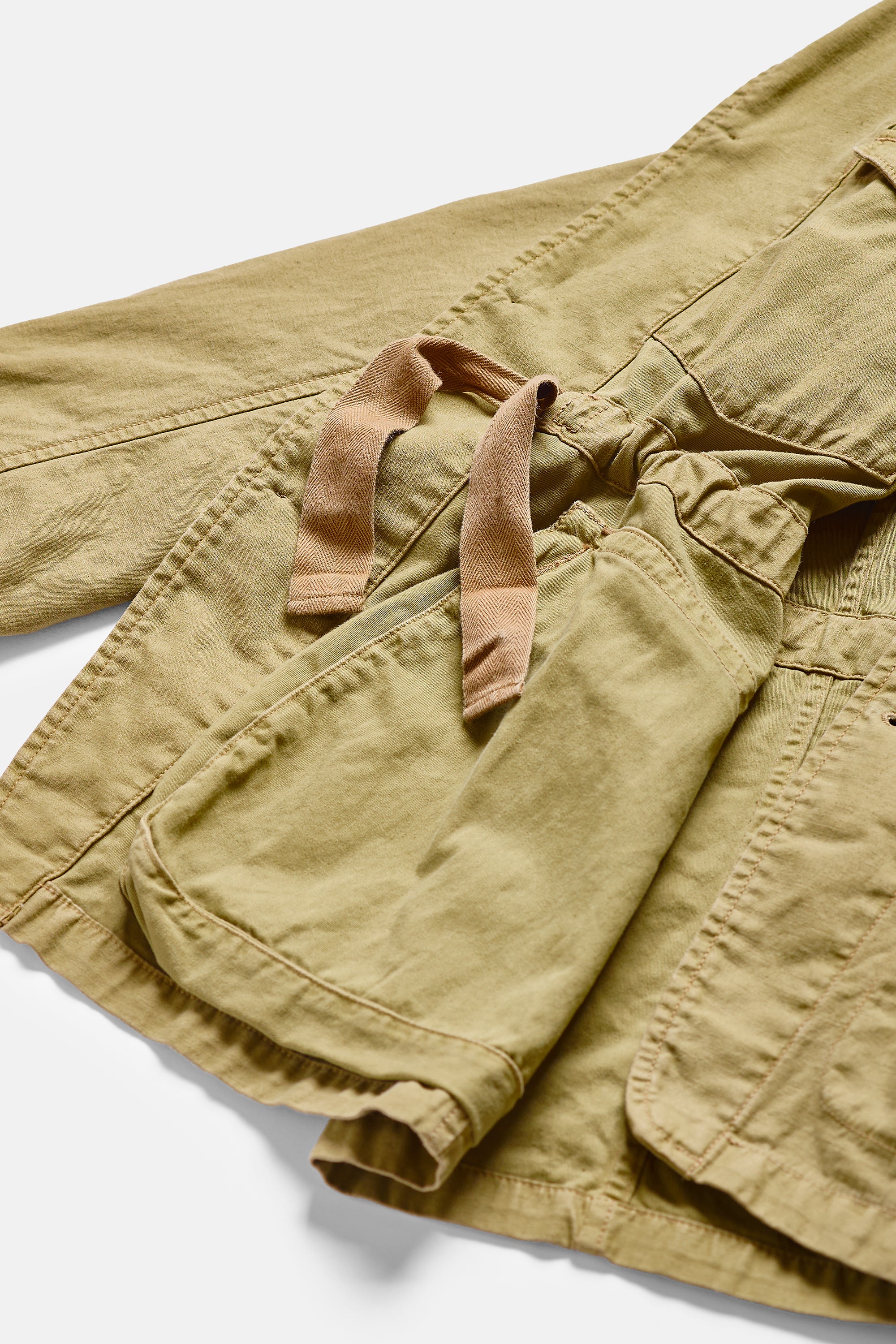 Back Satin Coverall Jacket