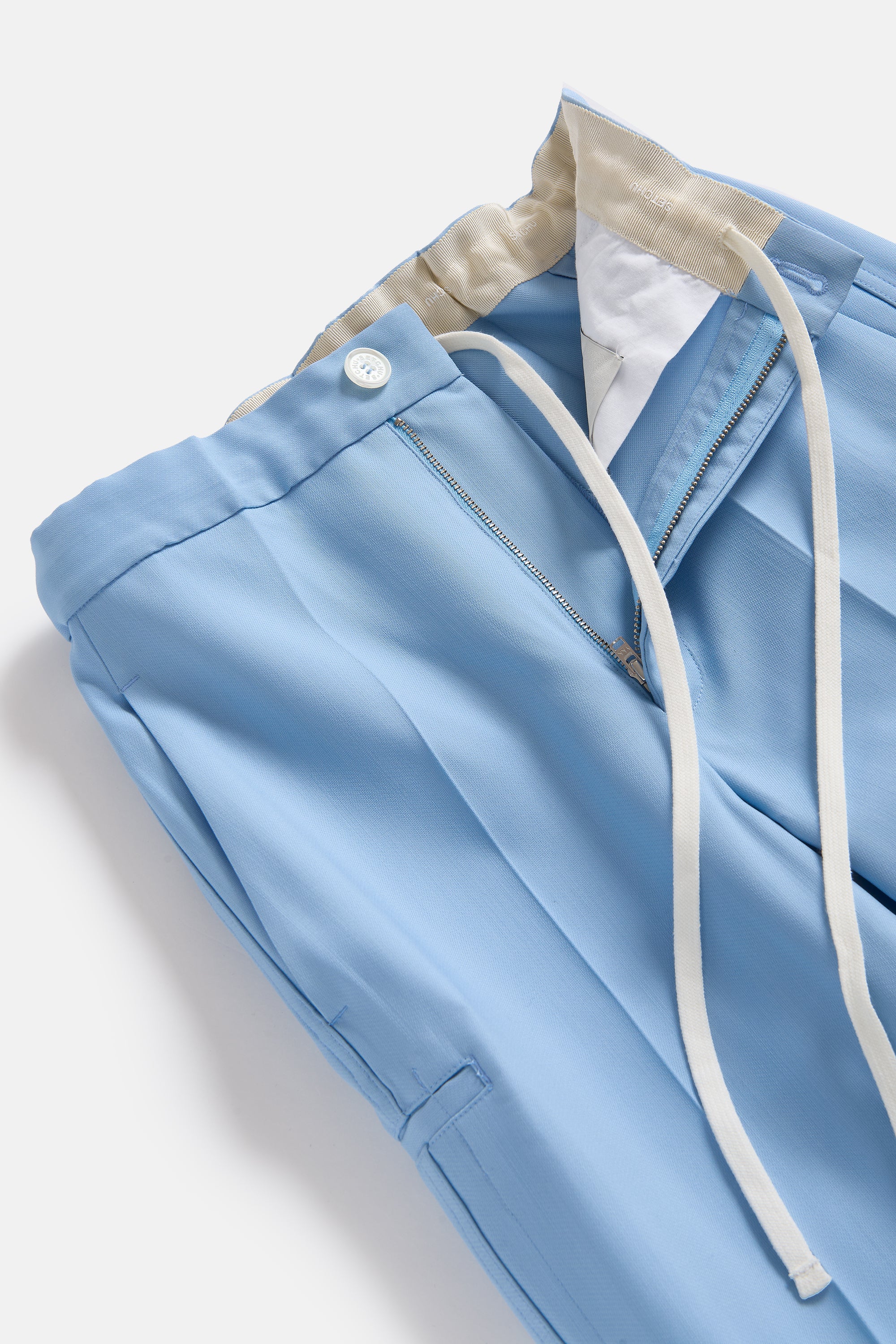 Blue Origami Pants