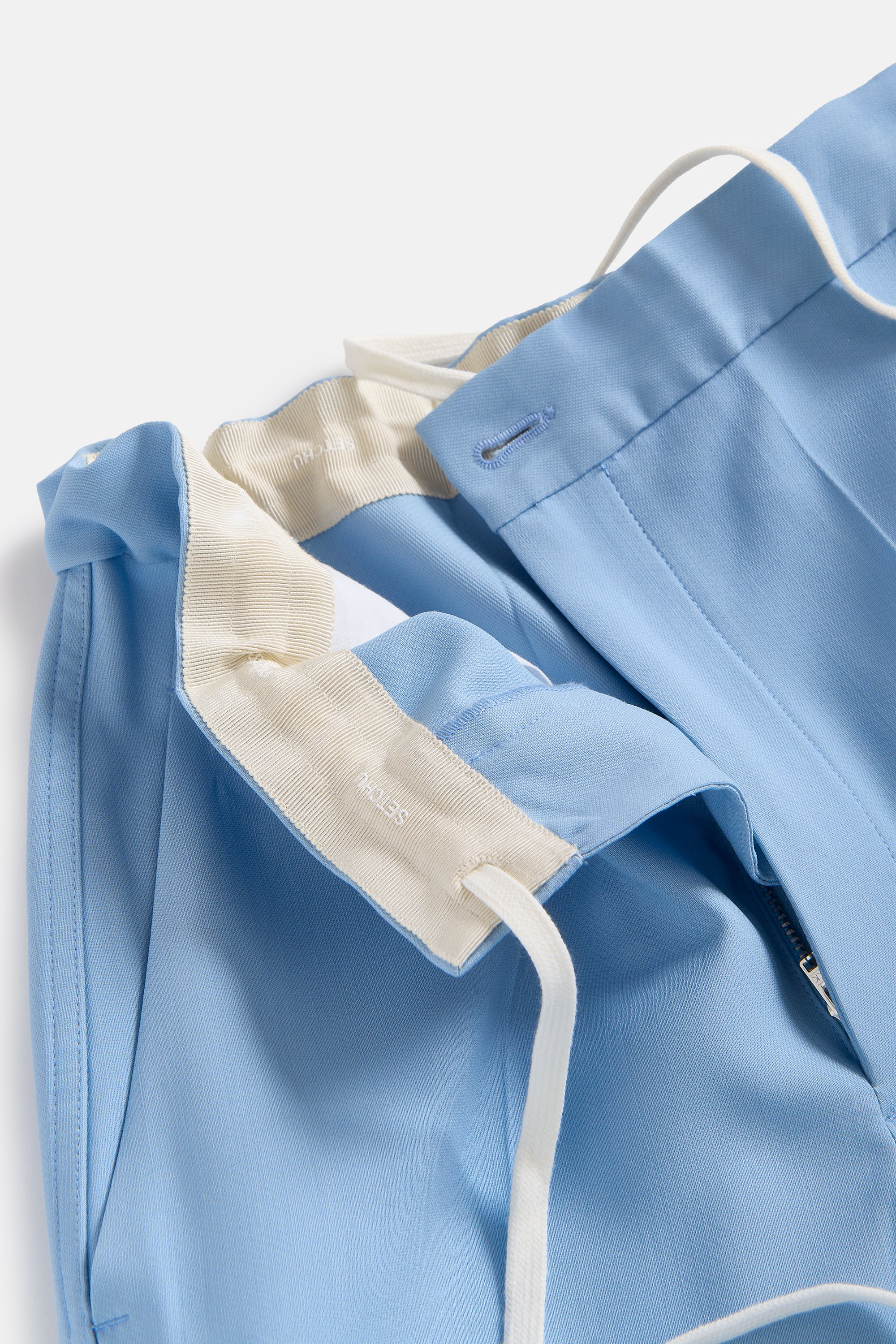Blue Origami Pants