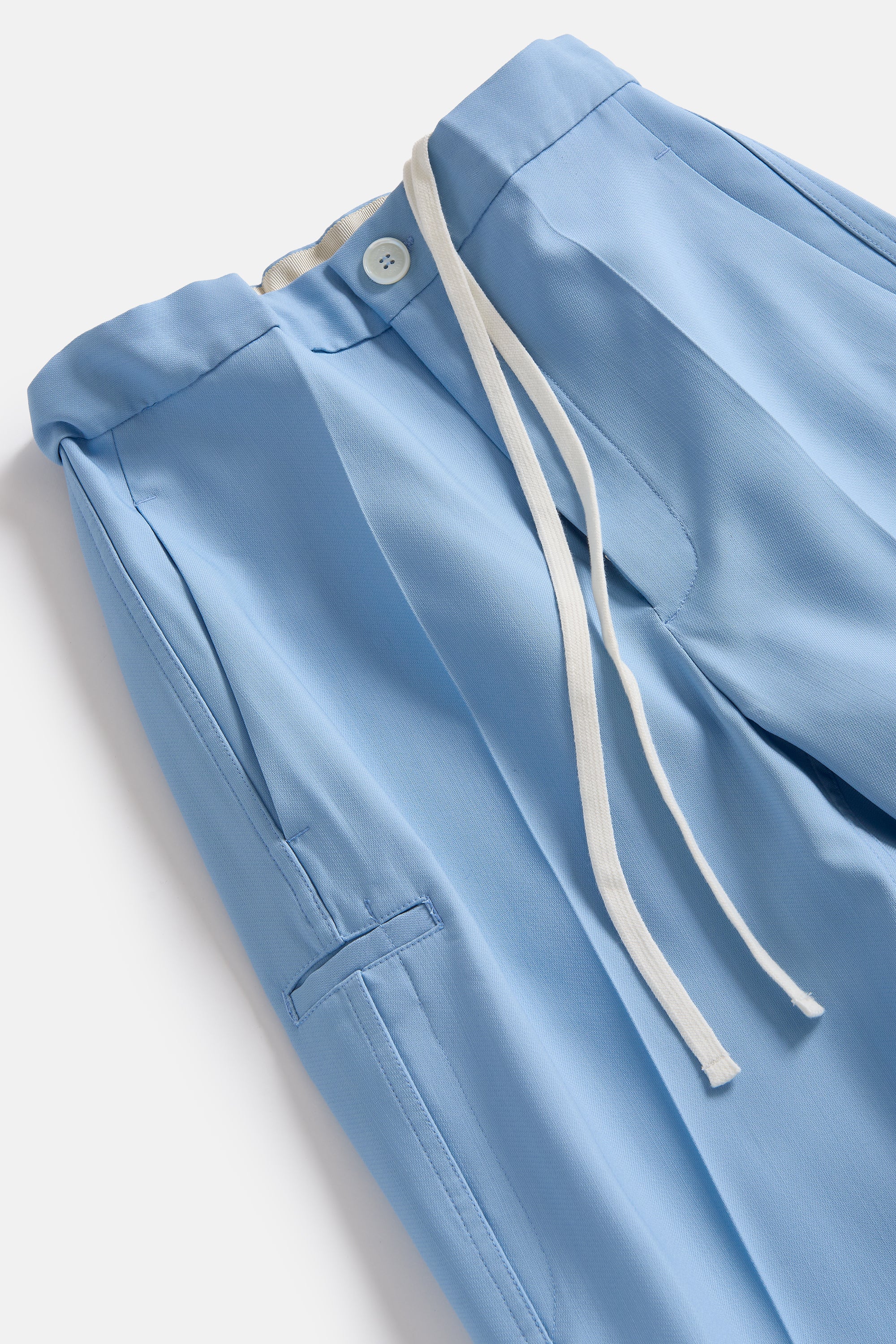 Blue Origami Pants