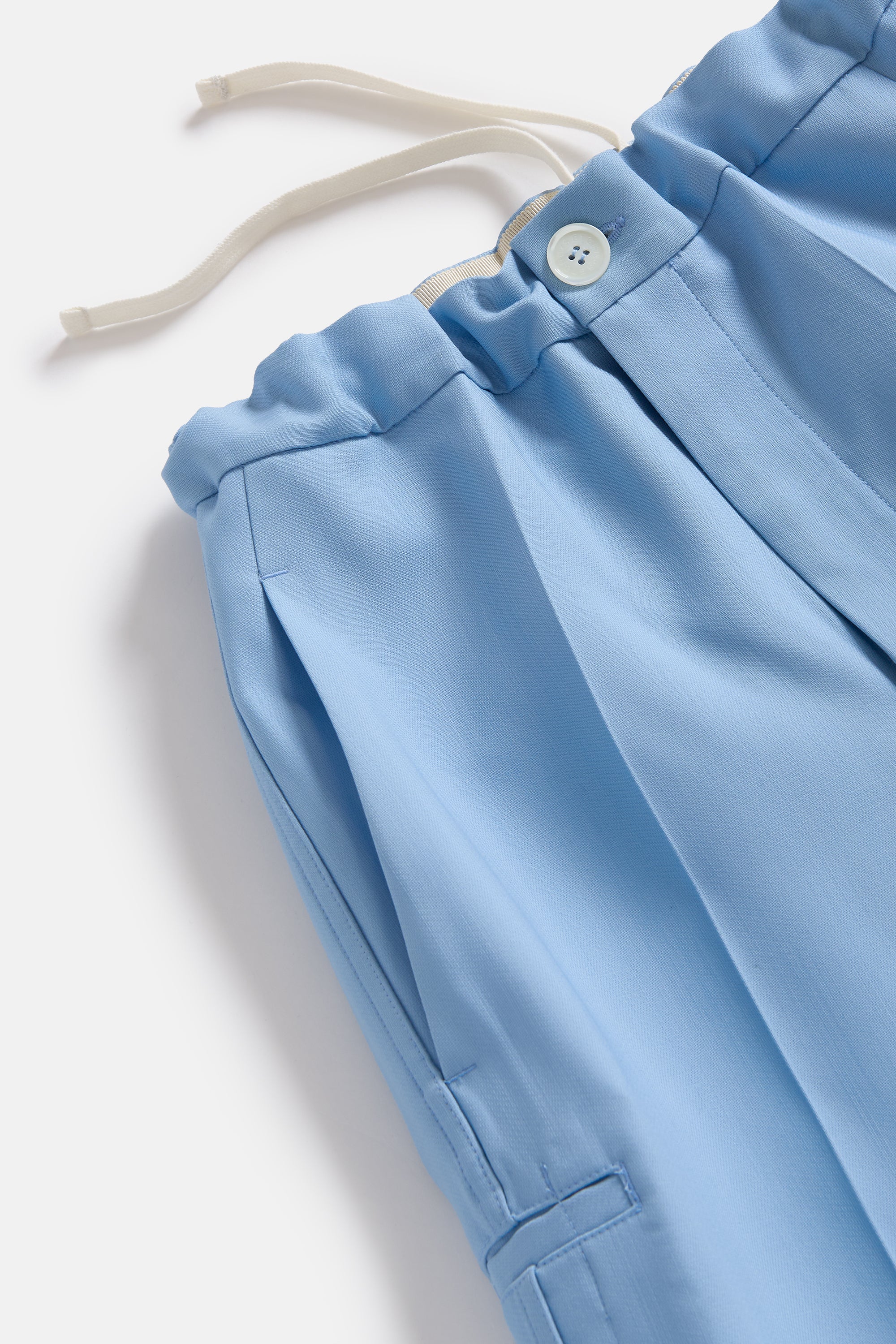 Blue Origami Pants