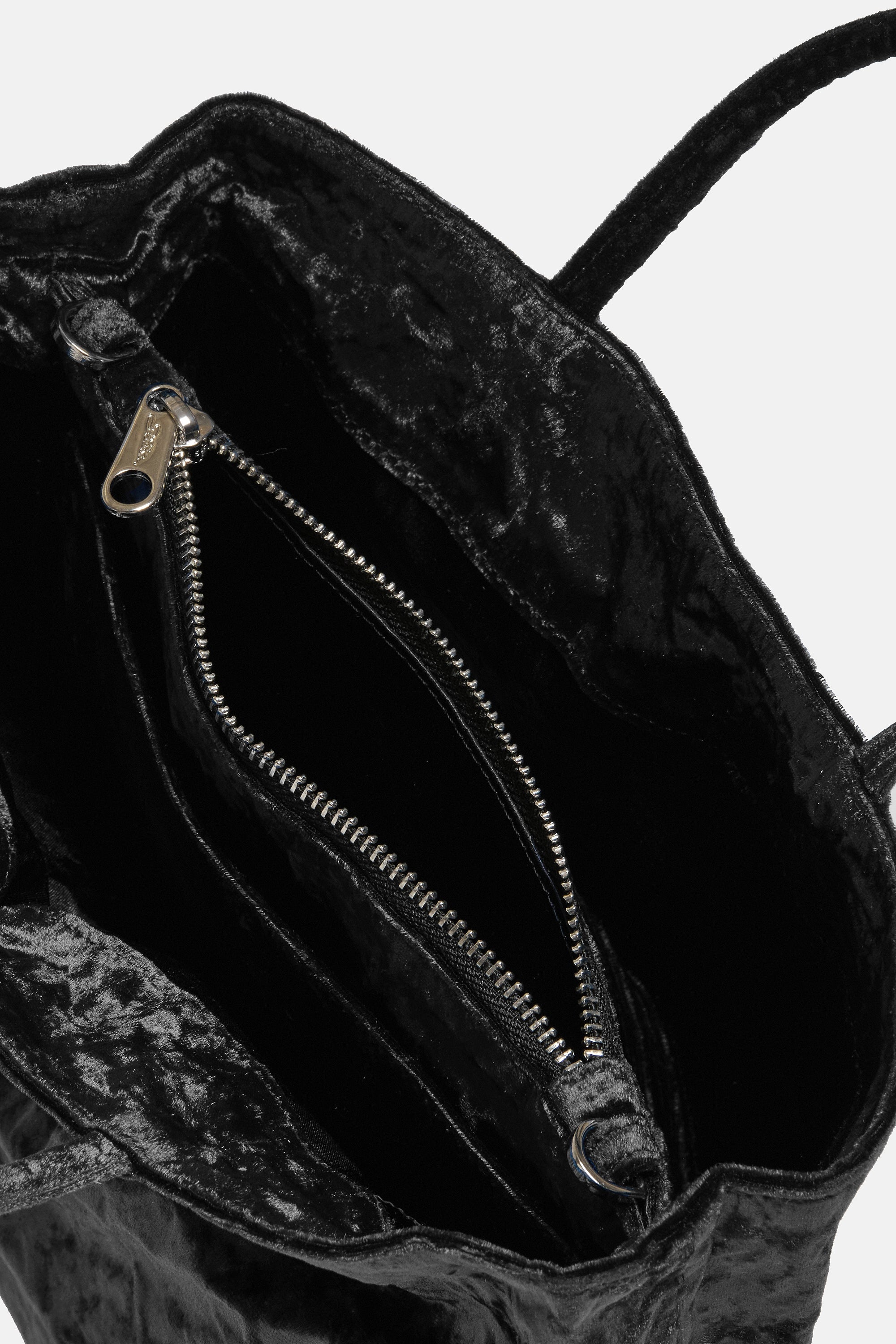 Black Velvet Mini City Shopper