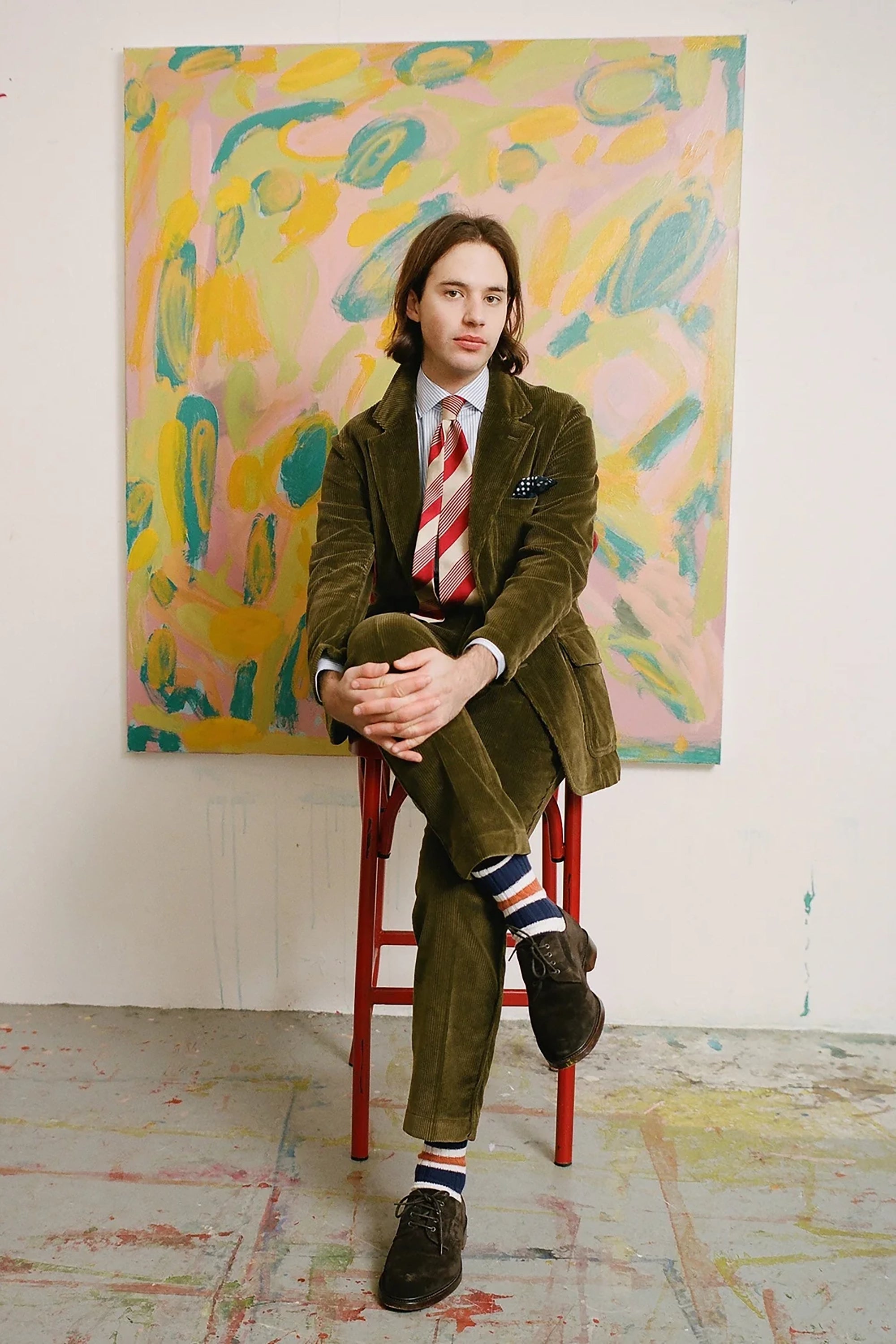 Olive Cotton Corduroy Games Blazer Mk. I