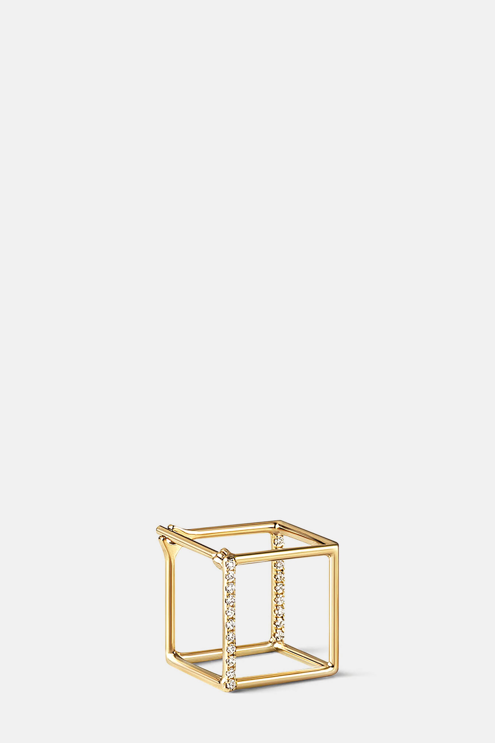 Diamond Square Earring 10