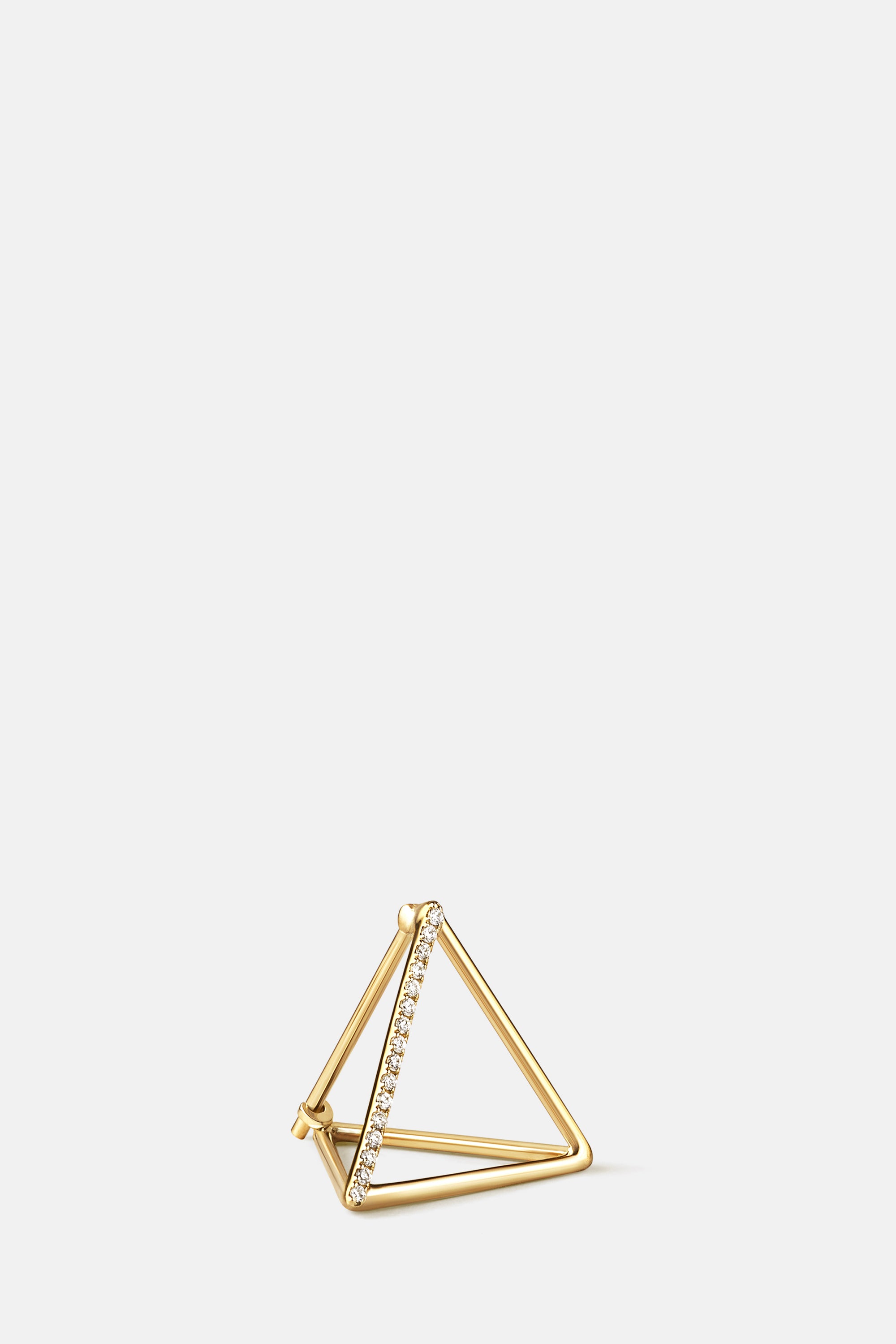 Diamond Triangle Earring 15