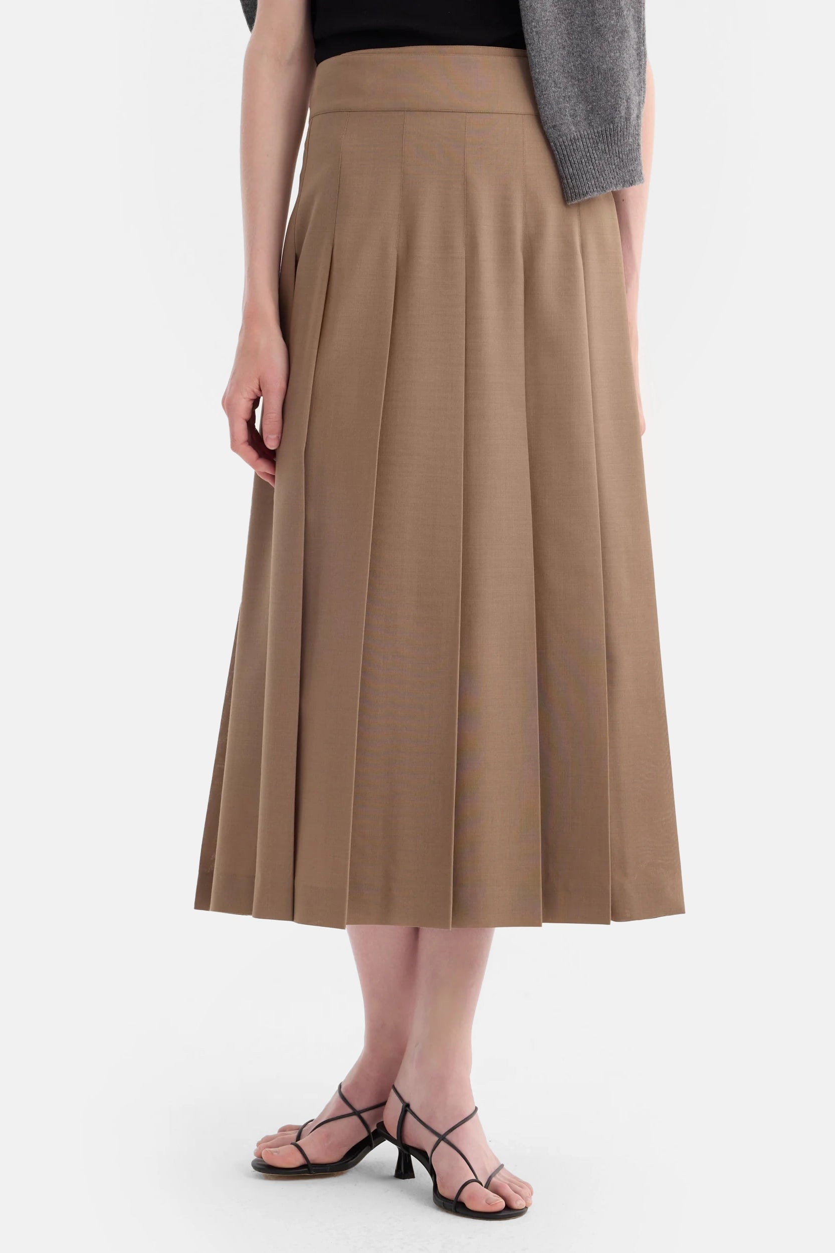 Plisse' Wrap Skirt