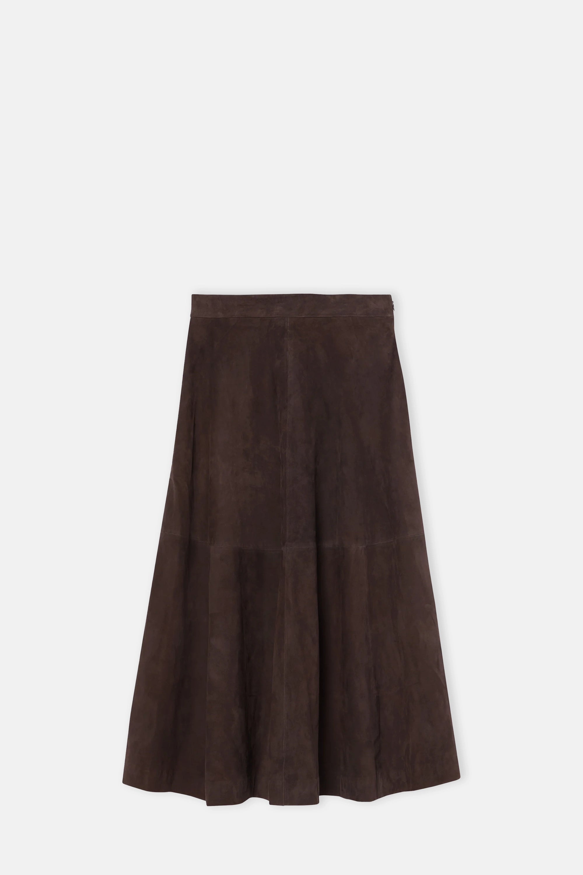 A Line Suede Skirt