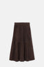 A Line Suede Skirt