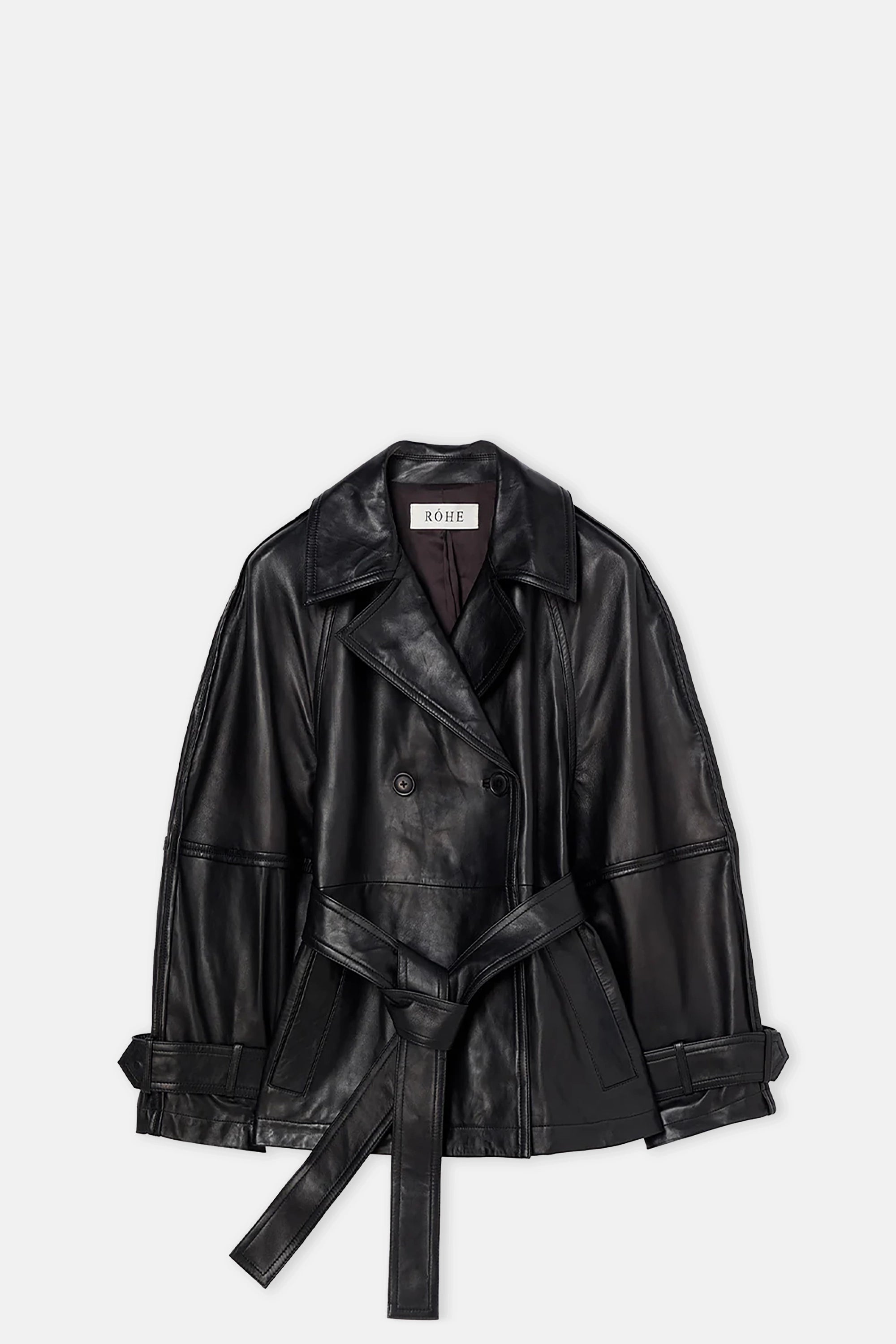 Sculptural Leather Jacket