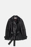 Sculptural Leather Jacket